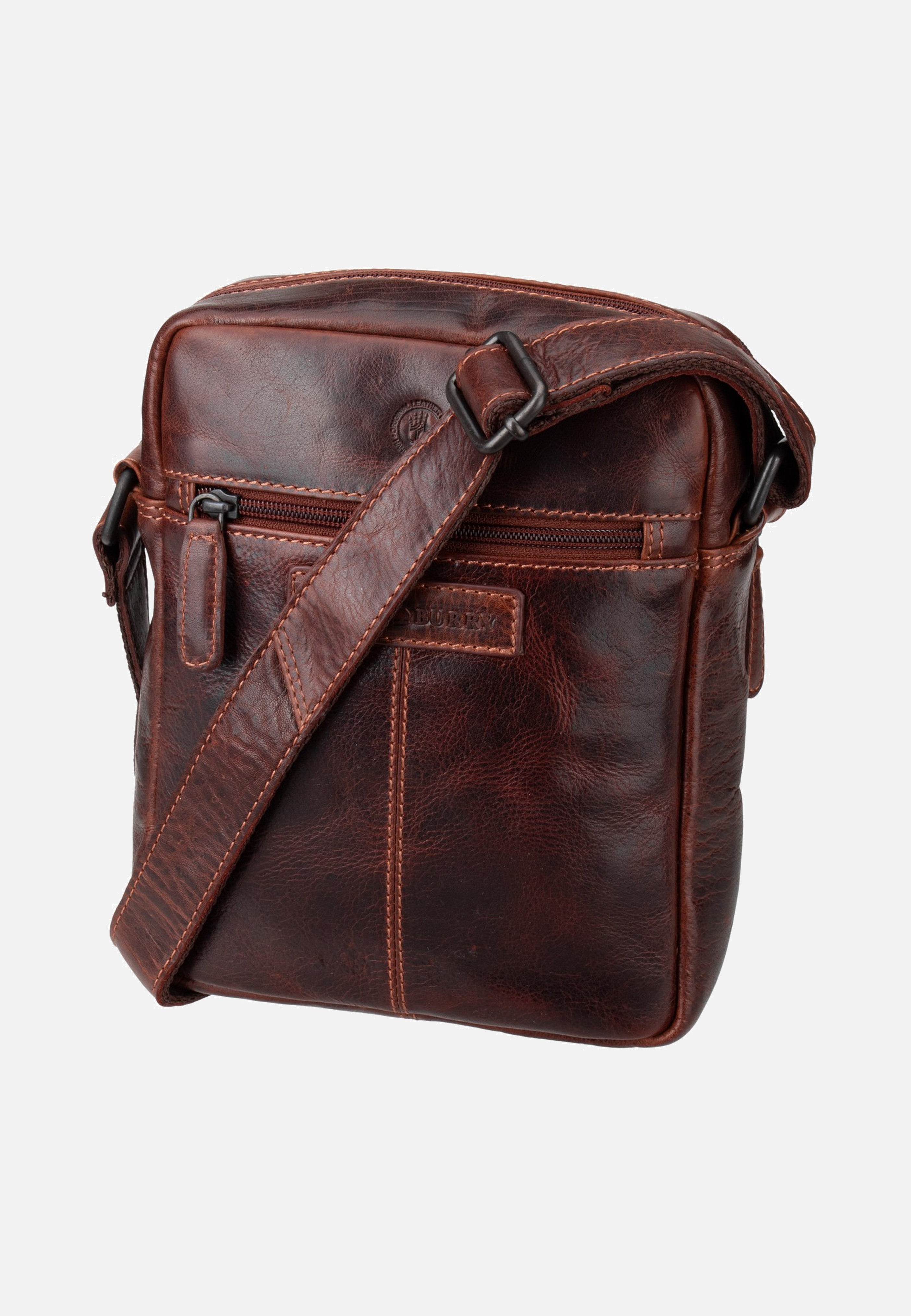 Greenburry Rugged Shoulderbag L Teak Brown Schultertasche