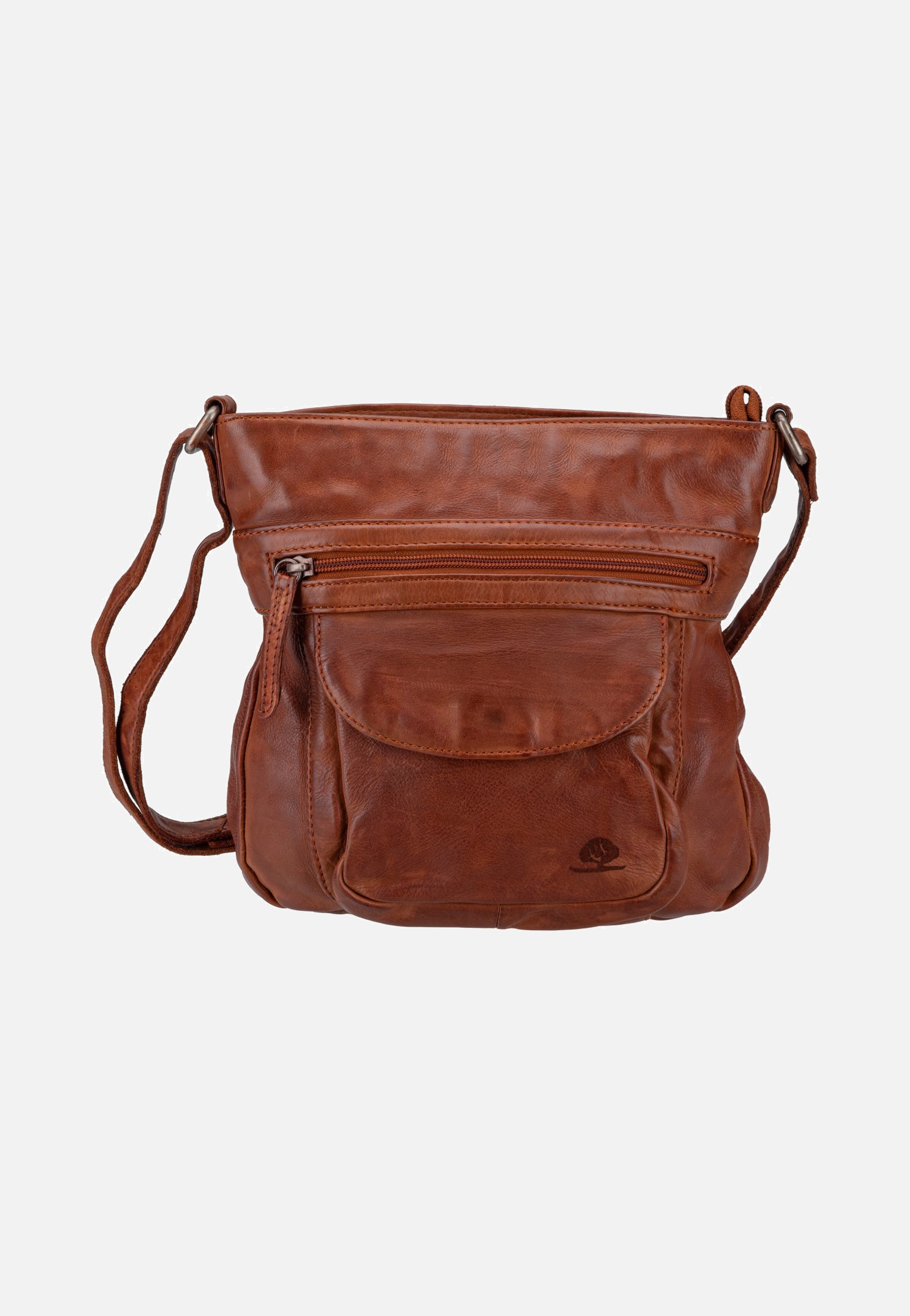 Greenburry Torro Lavado 1323 Peanut Nut Crossbody Bag