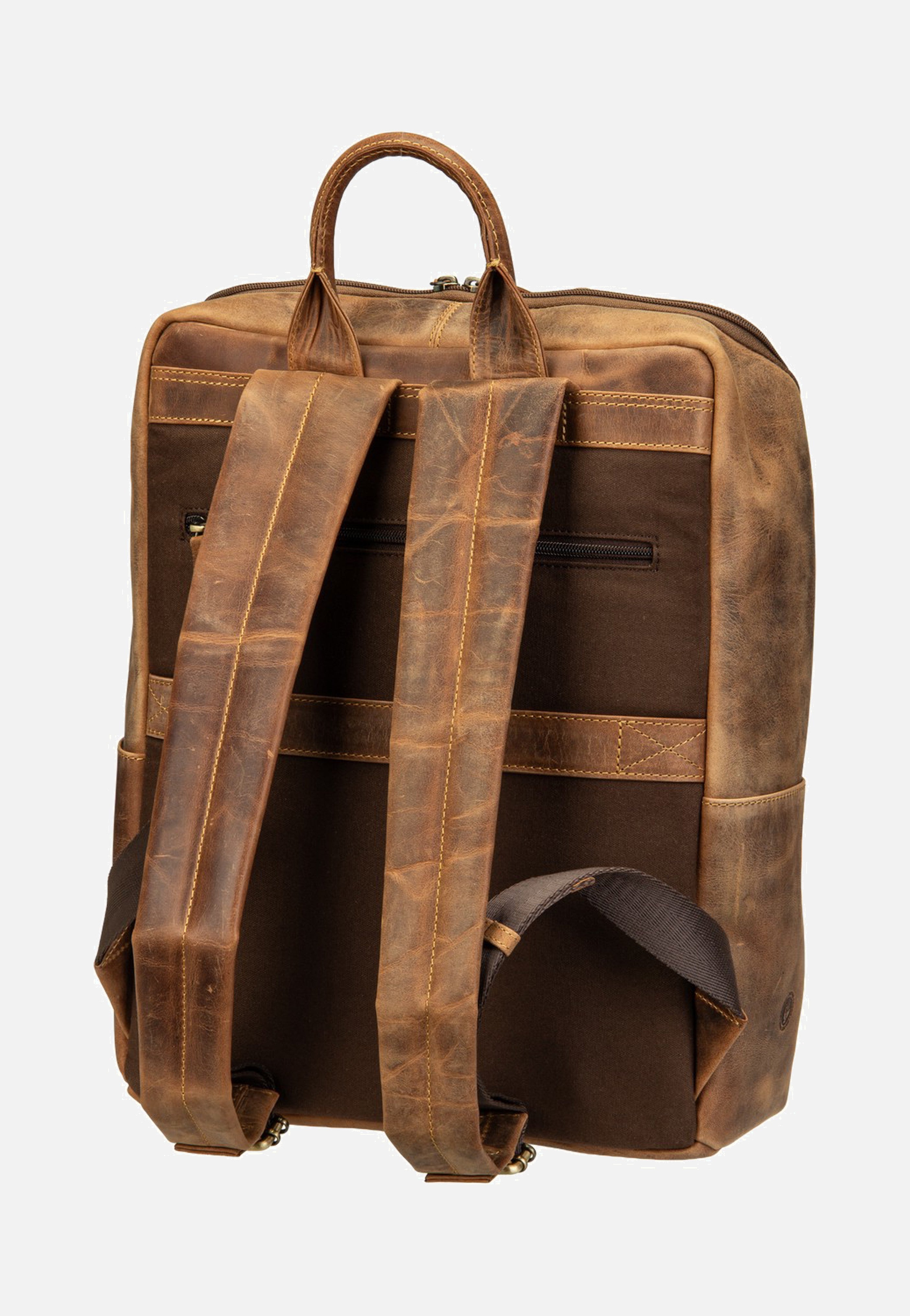 Greenburry Vintage Business XL Sattelbraun Rucksack