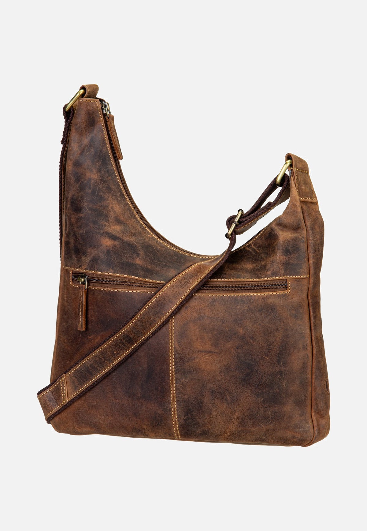 Greenburry Vintage Original Body Sattelbraun Schultertasche