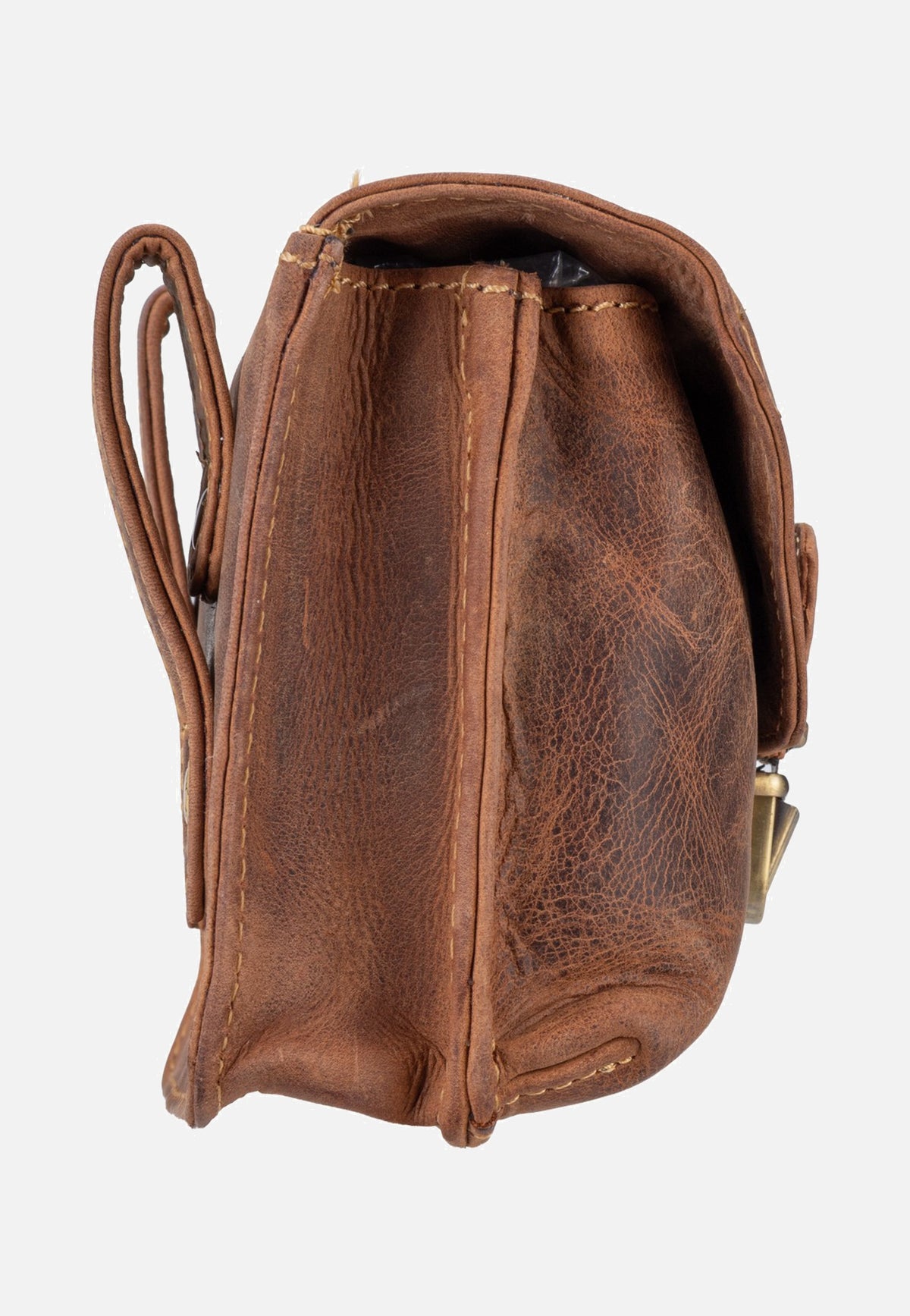 Greenburry Vintage Outdoor III Leder Sattelbraun Gürteltasche