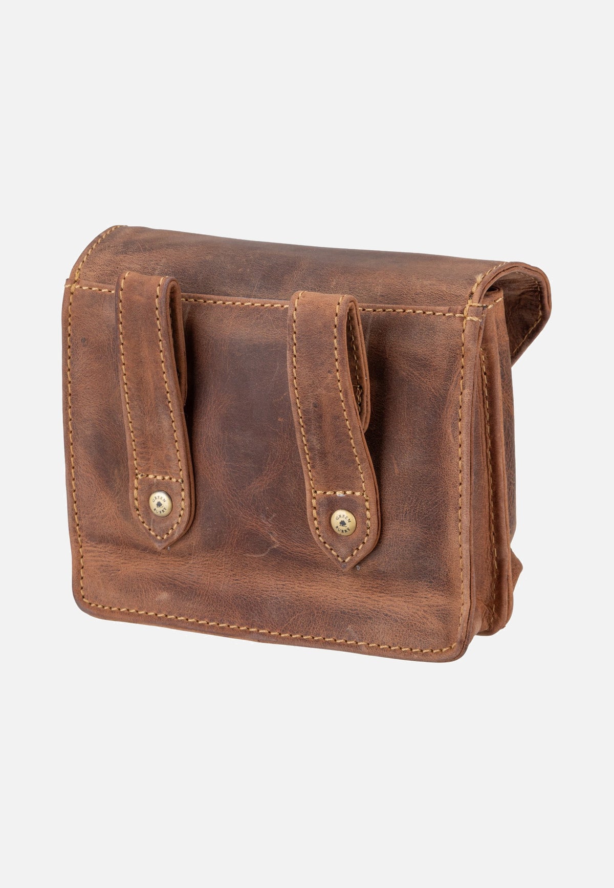 Greenburry Vintage Outdoor III Leder Sattelbraun Gürteltasche