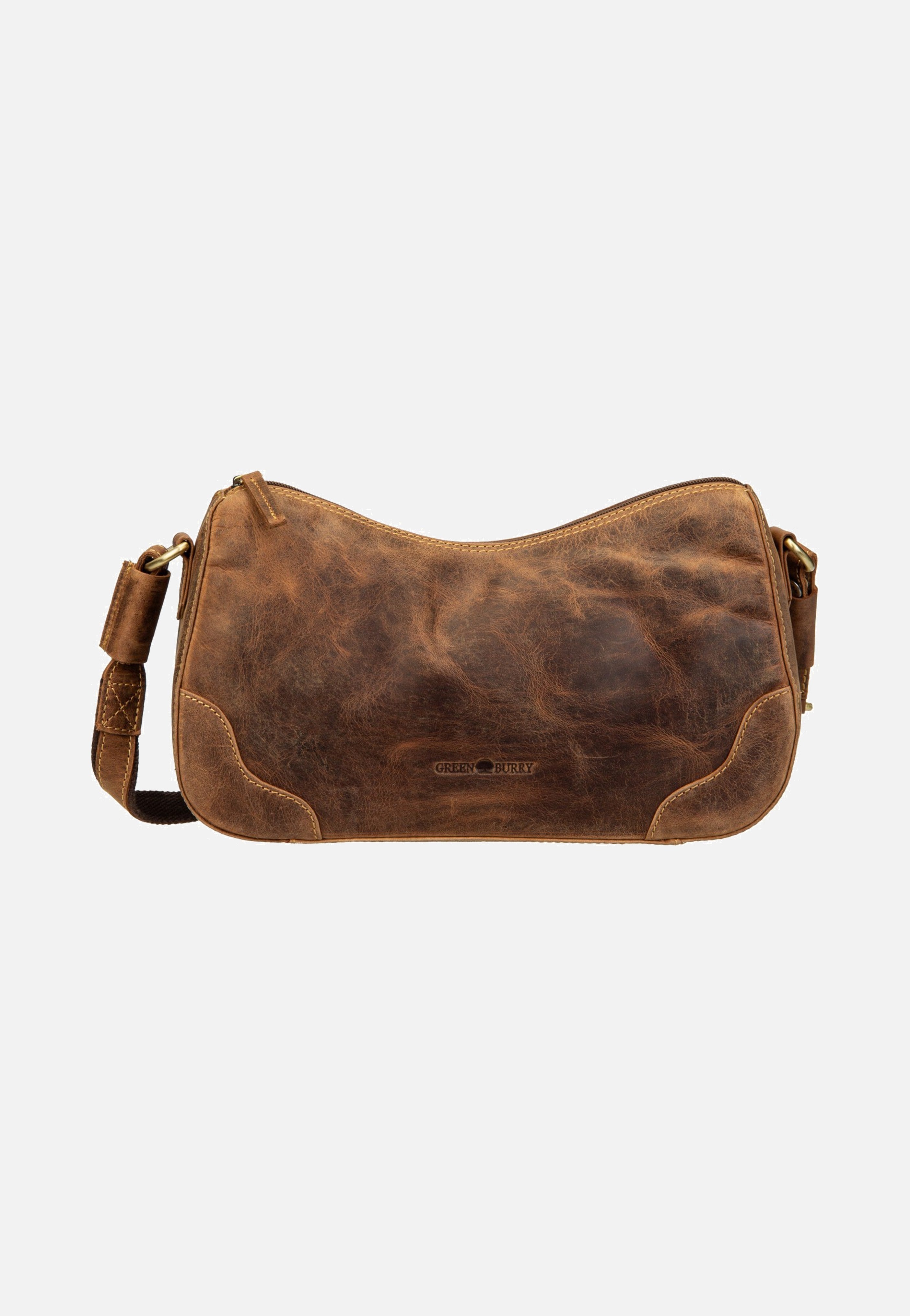 Greenburry Vintage Umhängetasche 1442 Sattelbraun Schultertasche