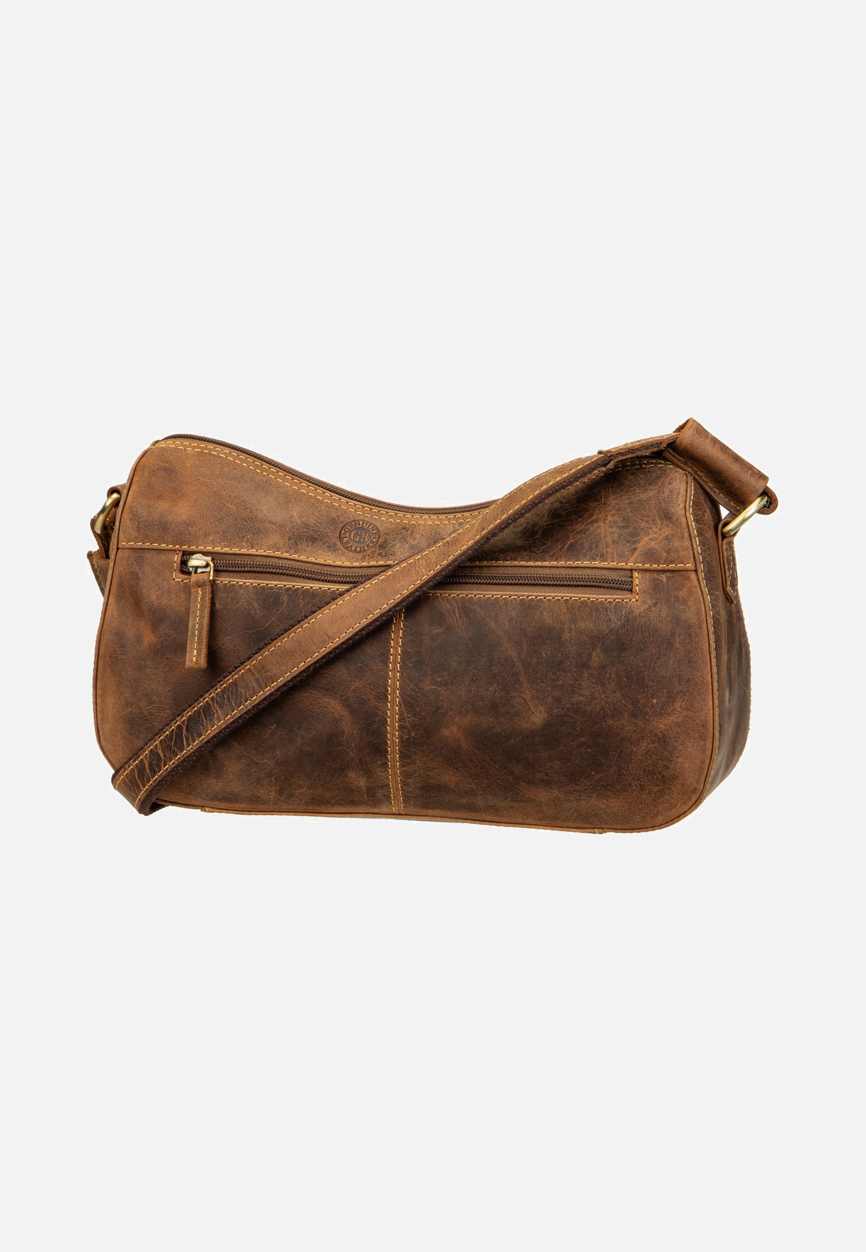 Greenburry Vintage Umhängetasche 1442 Sattelbraun Schultertasche