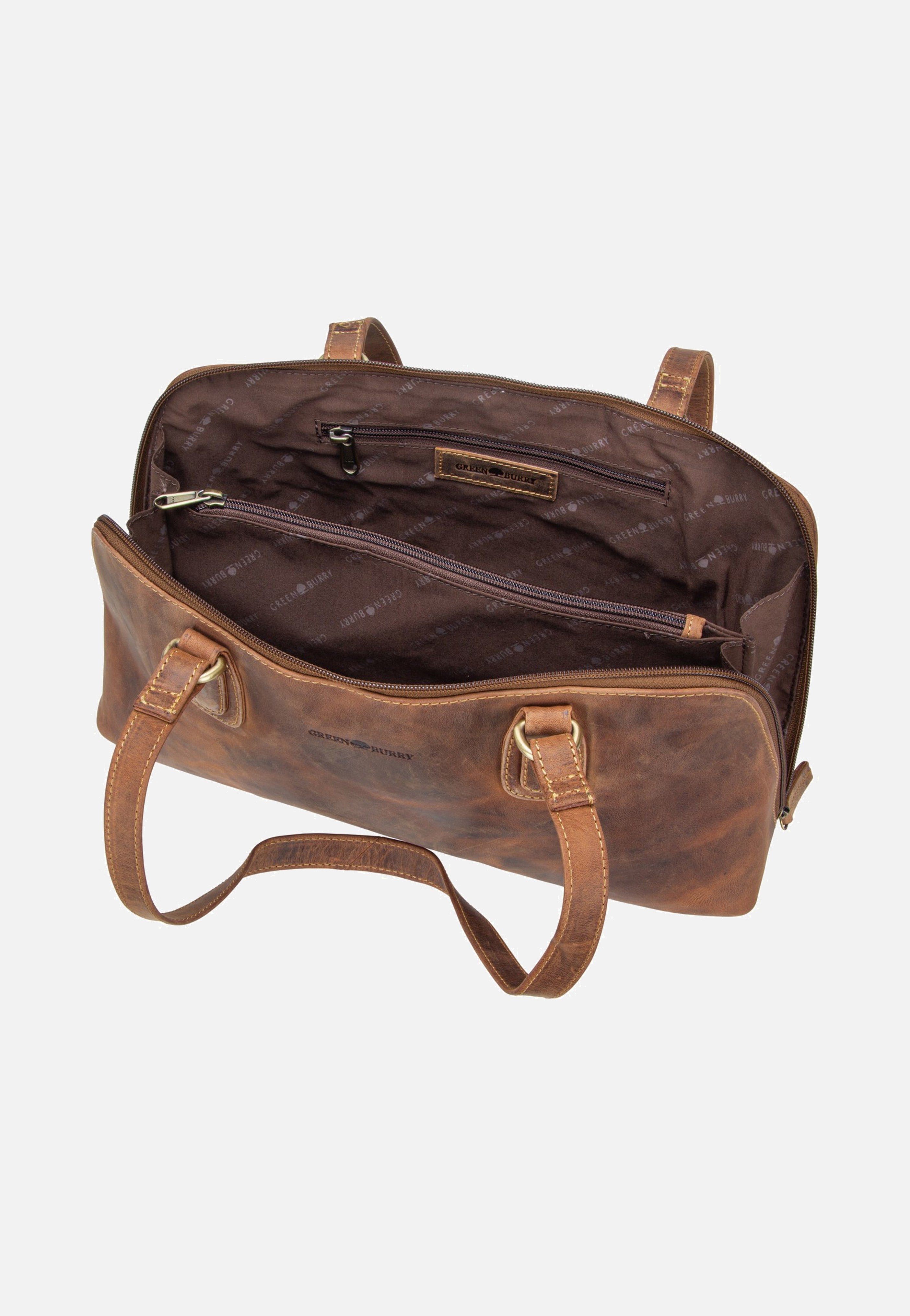 Greenburry - Vintage Rv-Shopper Small Sattelbraun - Shopping Bag | Neutral-Image