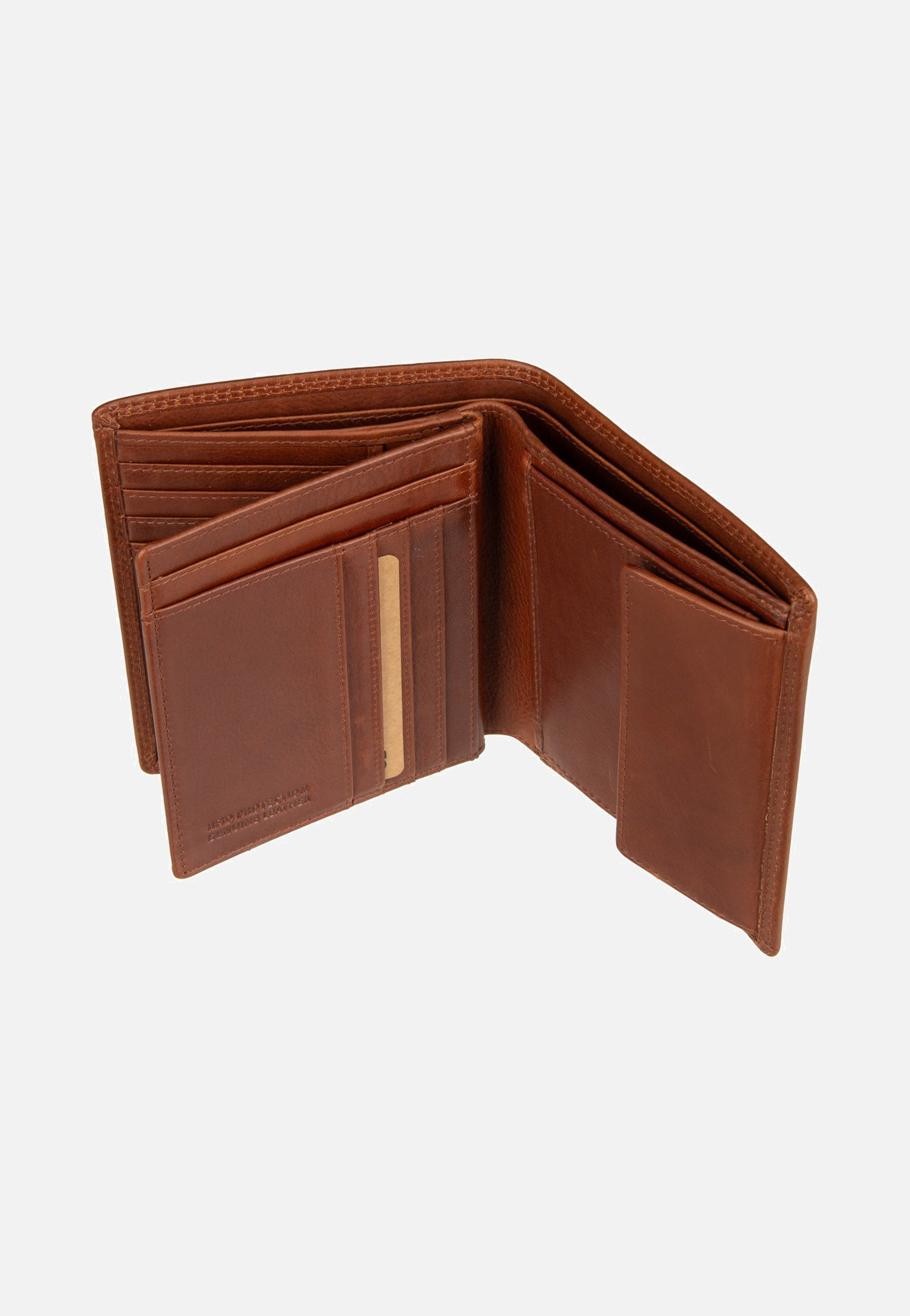 Greenburry - Waxy Vintage Kombibörse 2Tlg. RFID Tobacco Nut  - Wallet | Neutral-Image