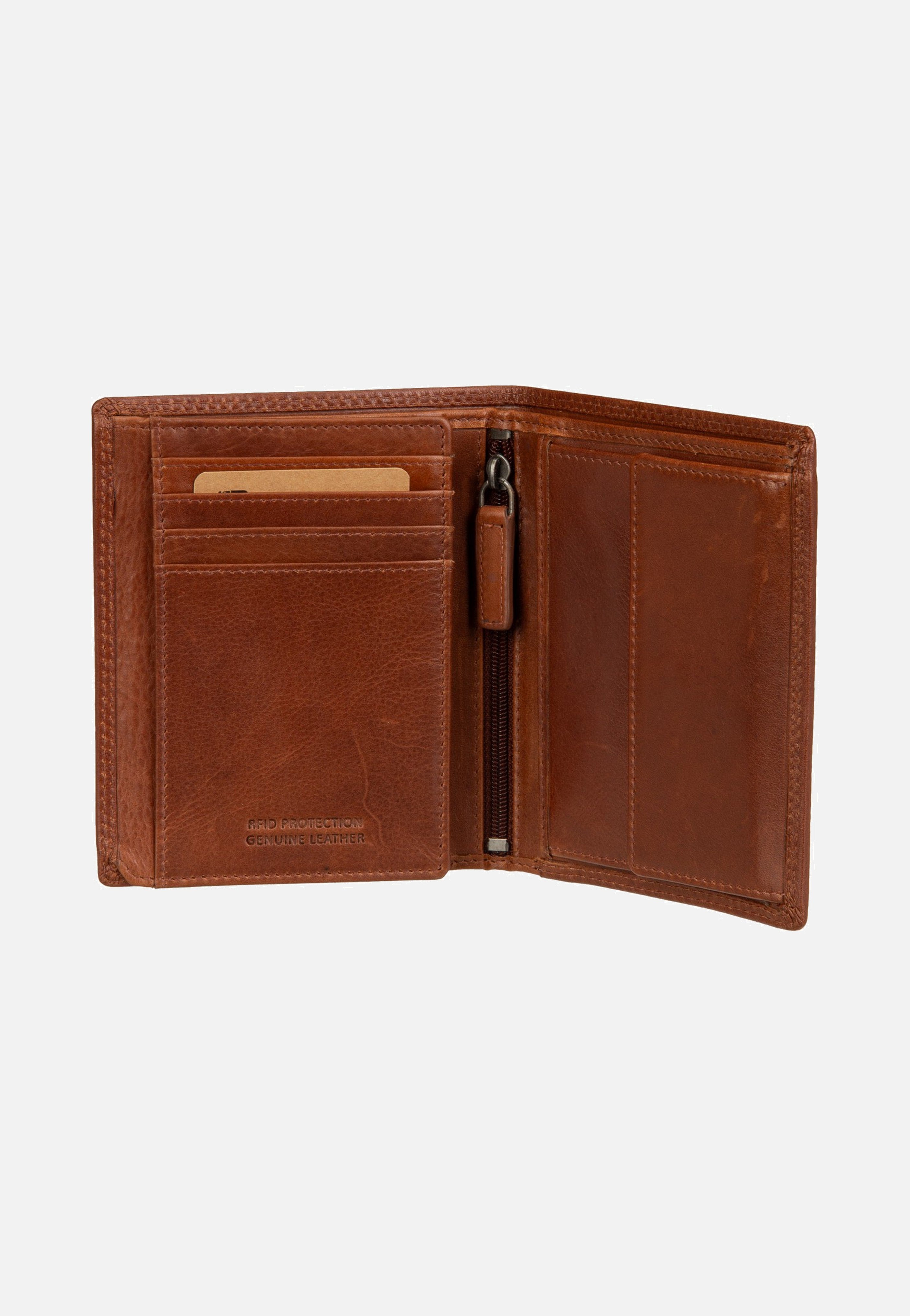 Greenburry - Waxy Vintage Kombibörse 2Tlg. RFID Tobacco Nut  - Wallet | Neutral-Image