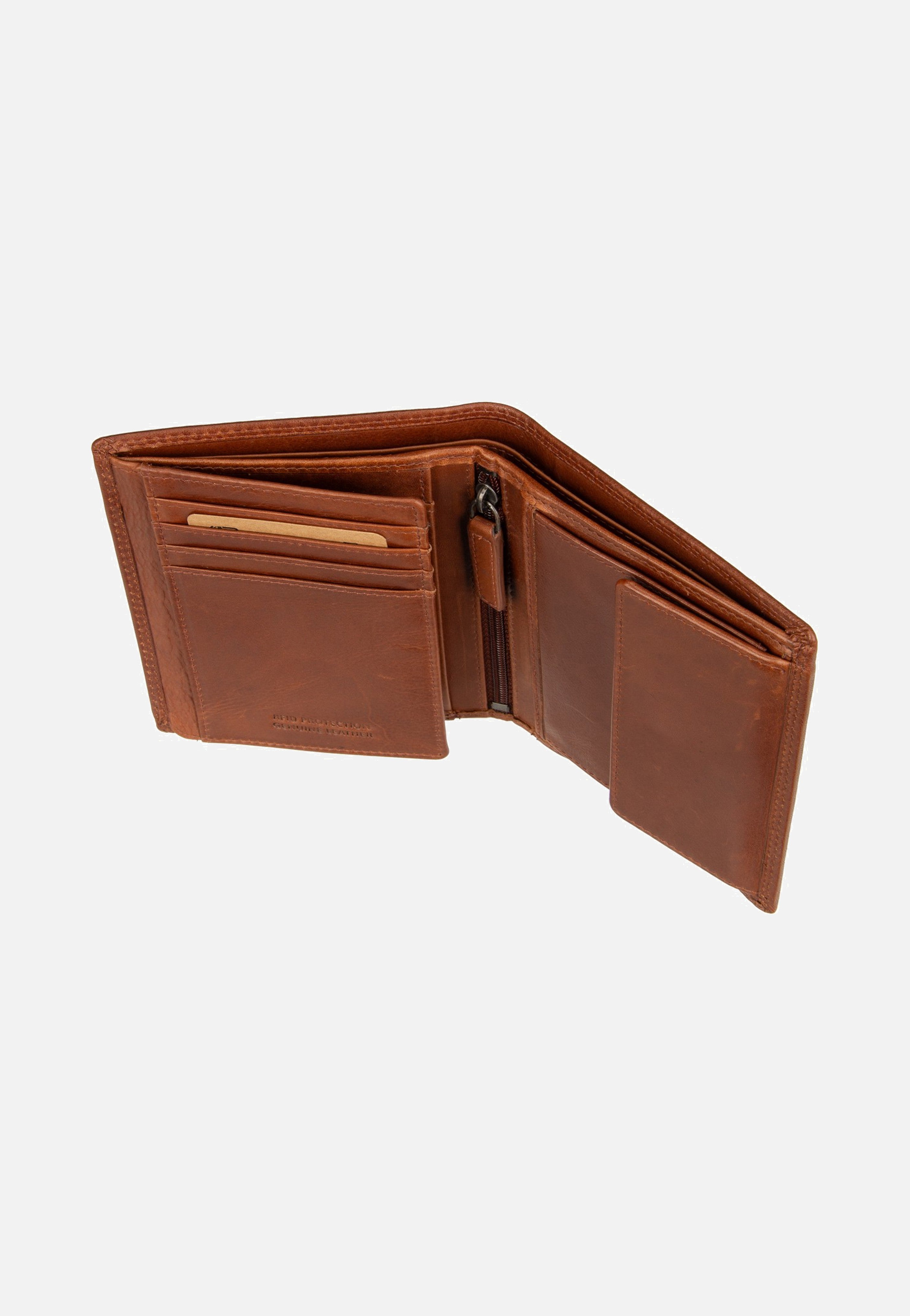 Greenburry - Waxy Vintage Kombibörse 2Tlg. RFID Tobacco Nut  - Wallet | Neutral-Image