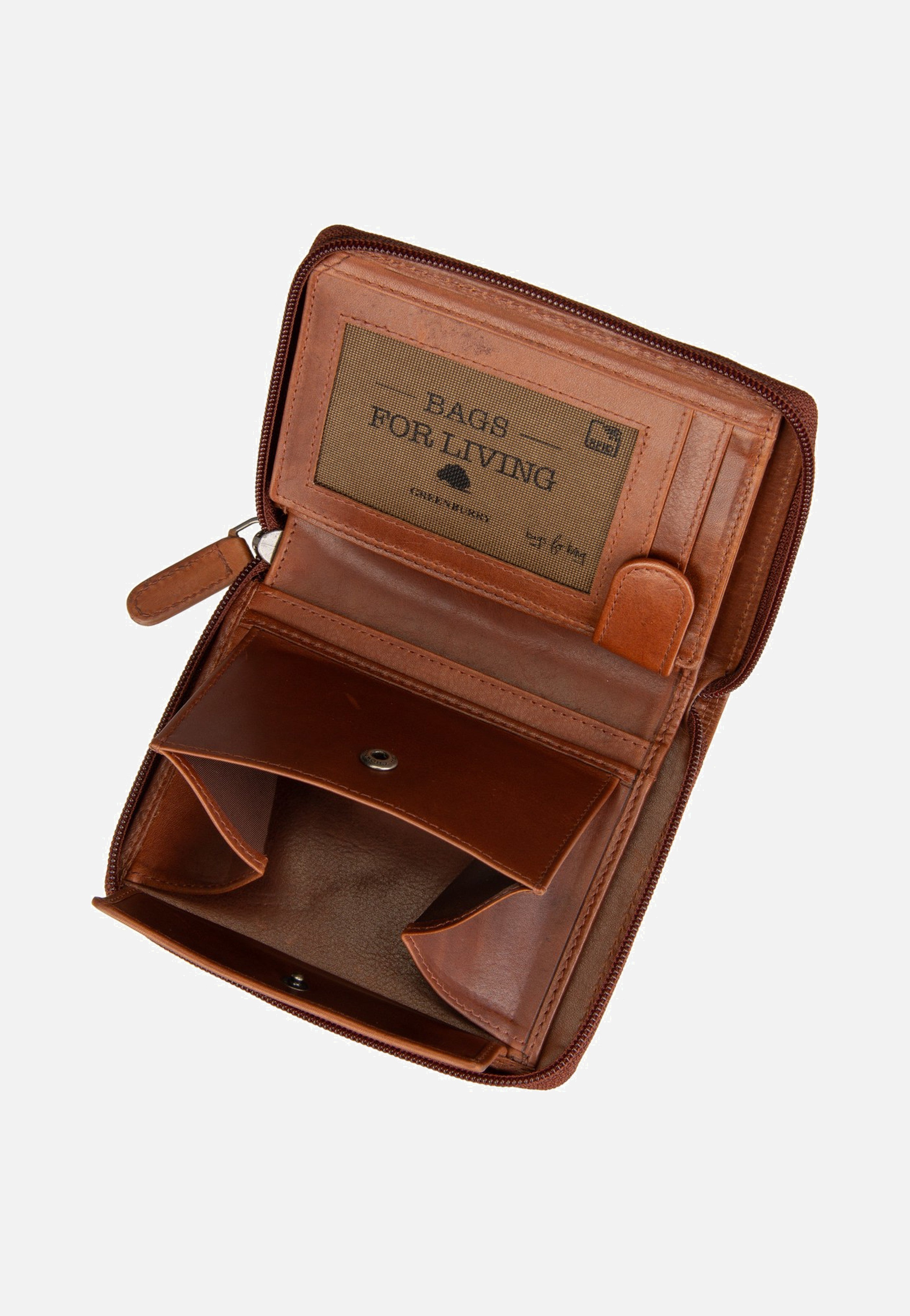 Greenburry - Waxy Vintage Rv-Kombibörse RFID Tobacco Nut - Wallet | Neutral-Image