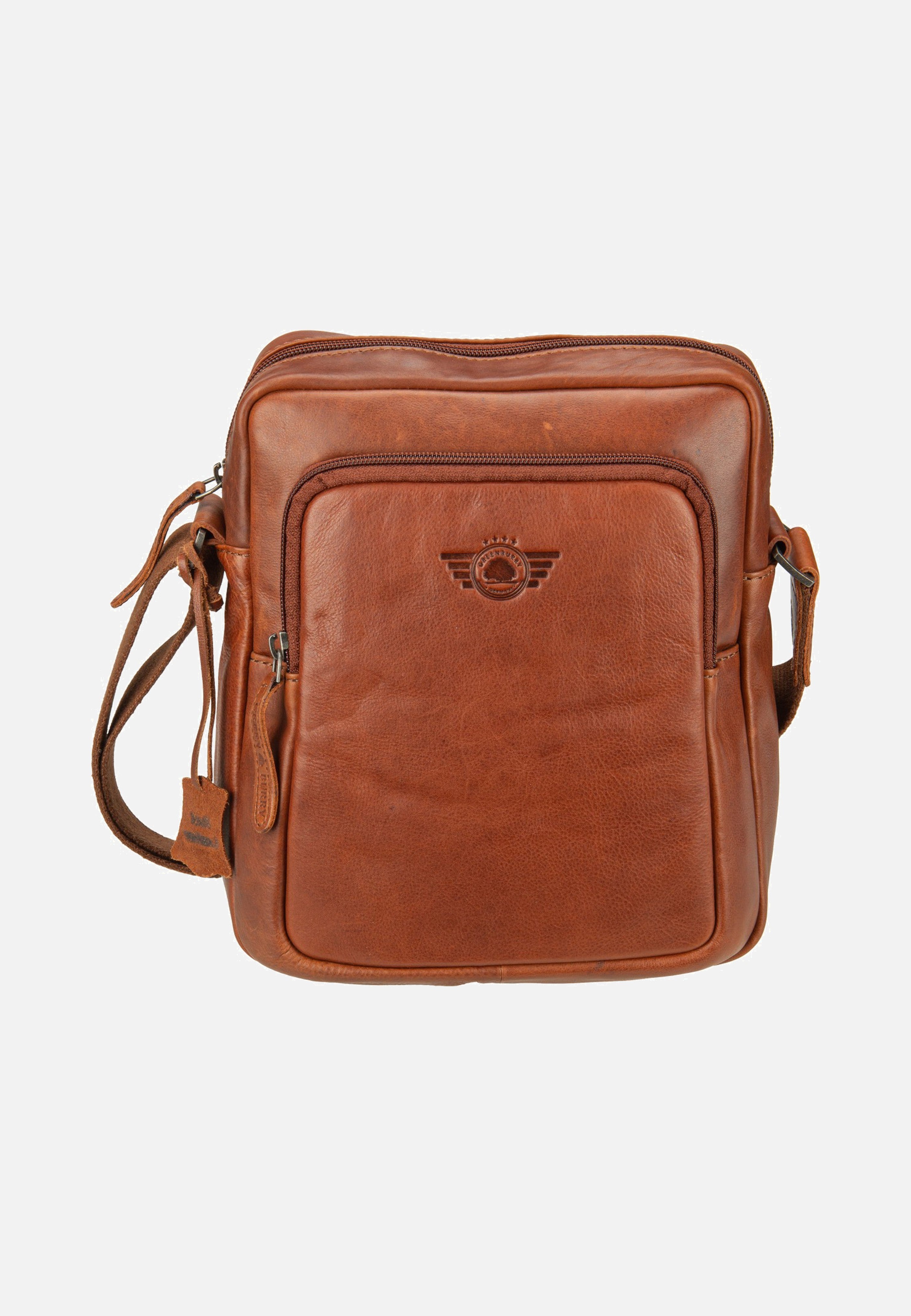 Greenburry Waxy Vintage Shoulderbag Tobacco Nut Umhängetasche
