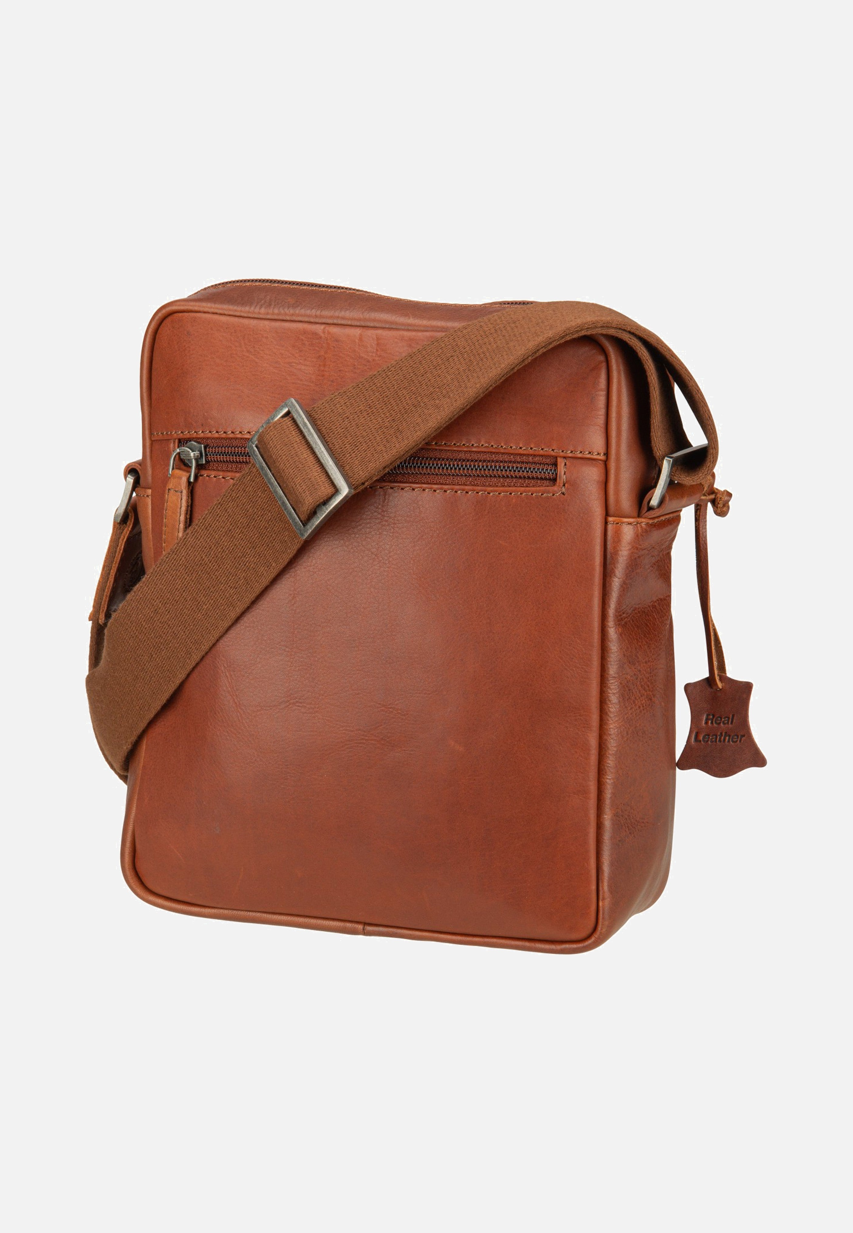 Greenburry - Waxy Vintage Shoulderbag Tobacco Nut - Crossbody Bag | Neutral-Image