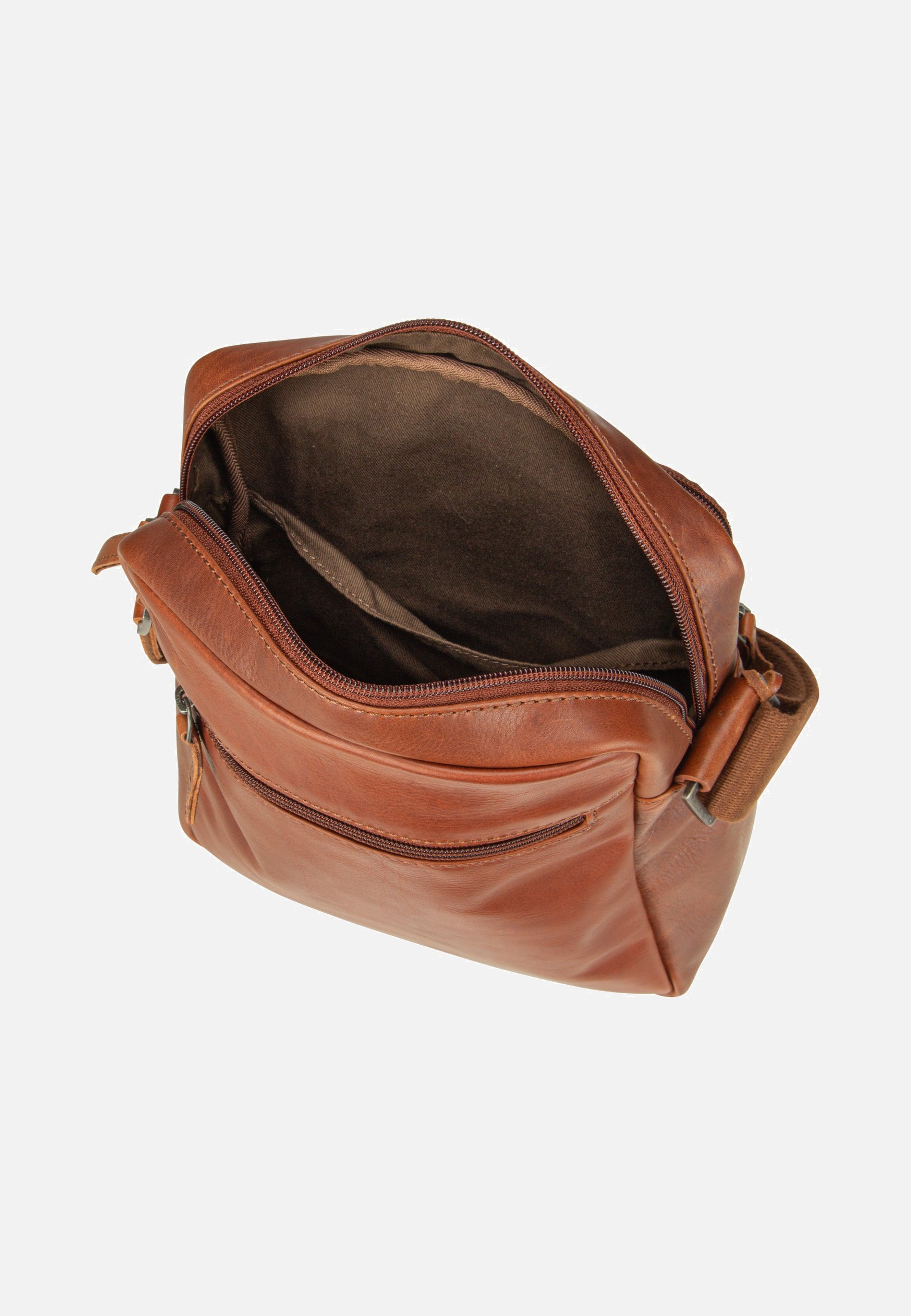 Greenburry - Waxy Vintage Shoulderbag Tobacco Nut - Crossbody Bag | Neutral-Image