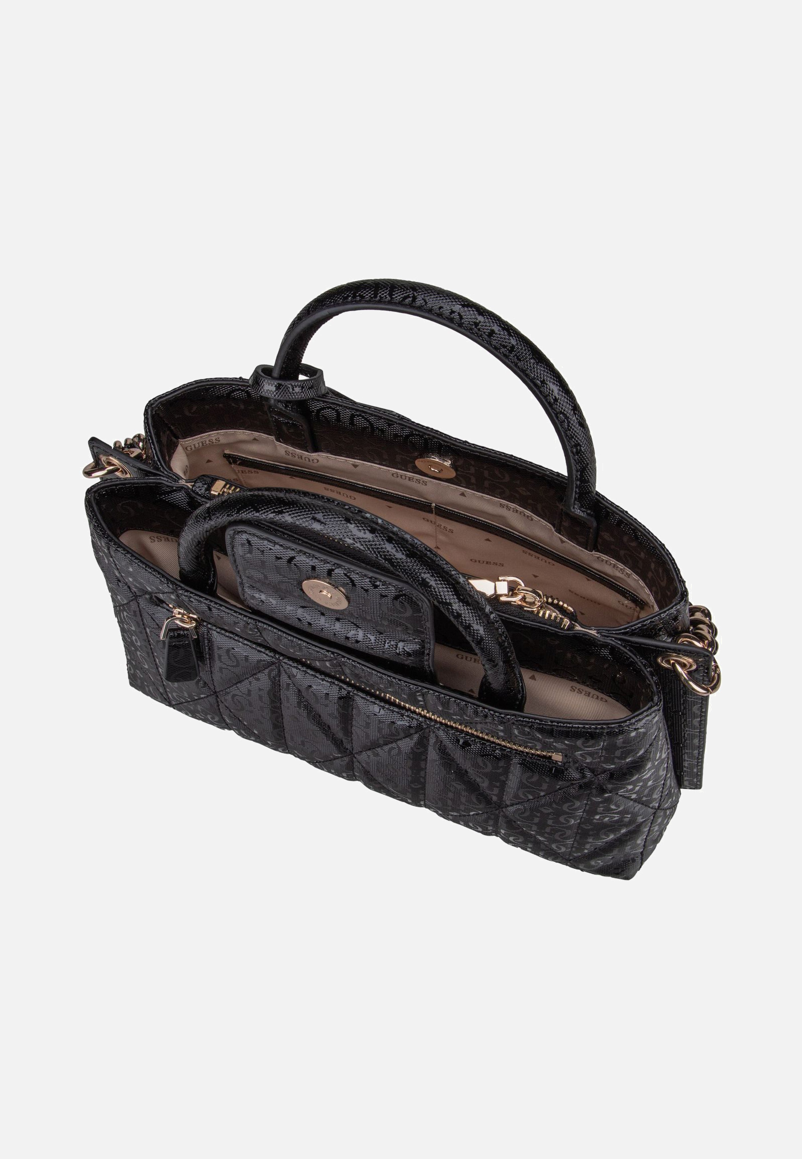 Guess - Aldina Girlfriend SAT 63060 Black - Handle Bag | Women-Image