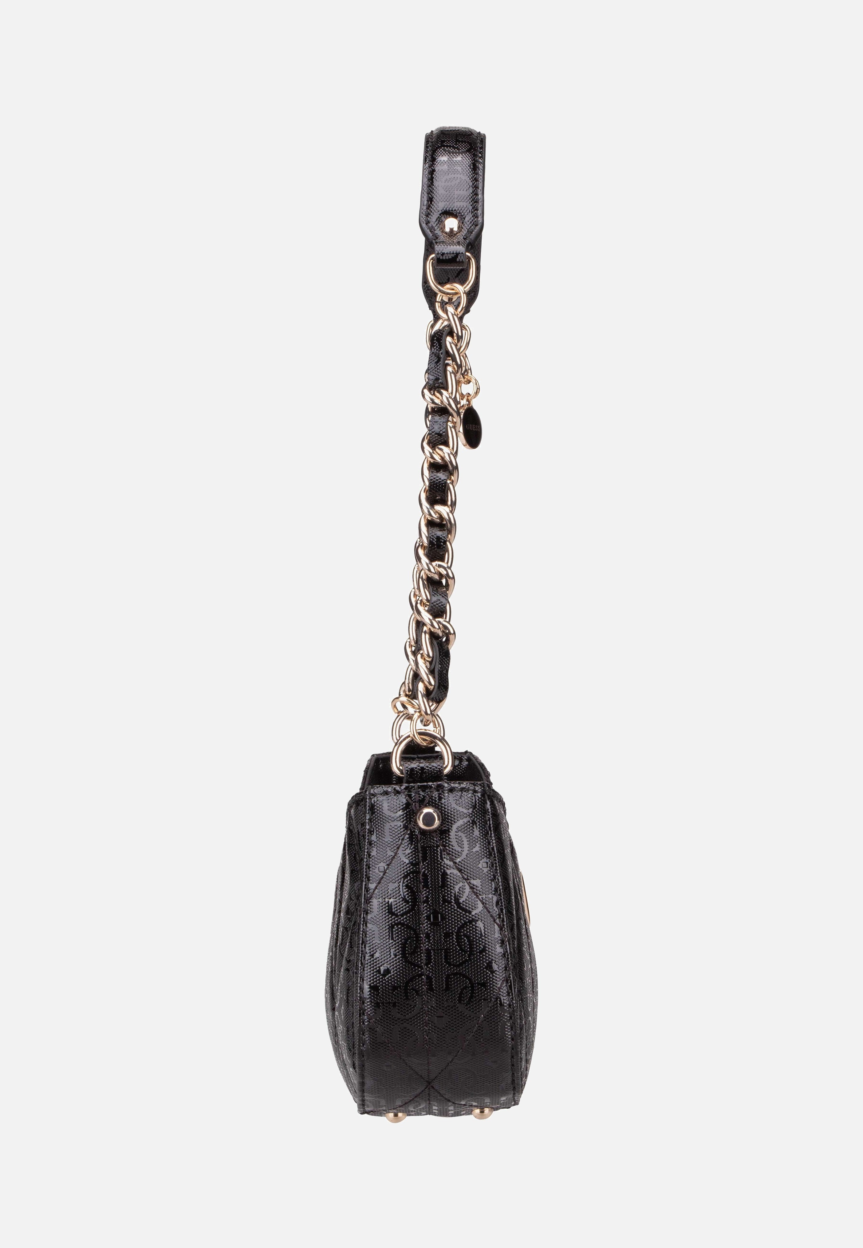 Guess Aldina Top Zip SHB 63170 Black Evening Bag