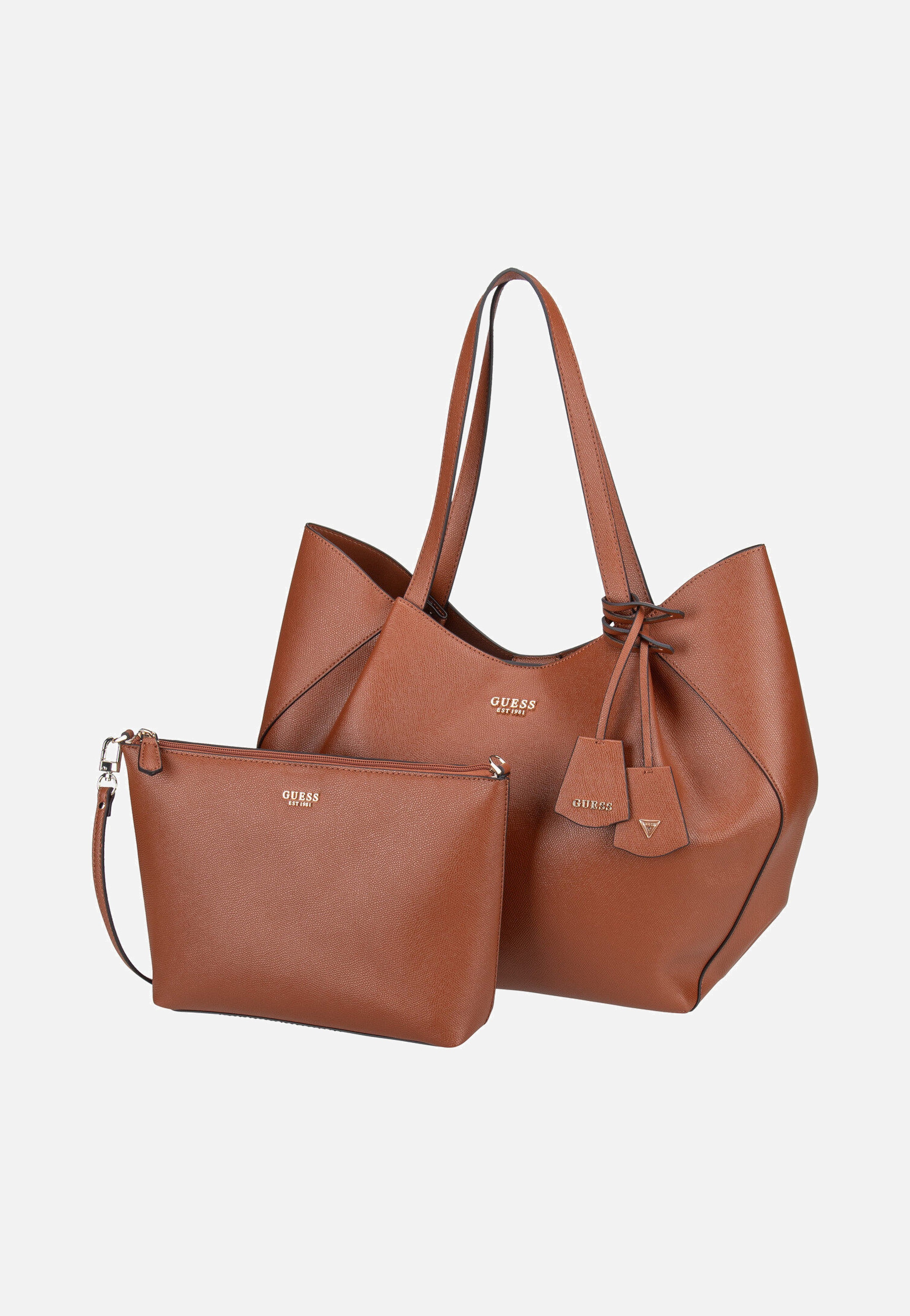 Guess - Amorette 2 In 1 Tote 98240 Cognac - Shopper | Women-Image