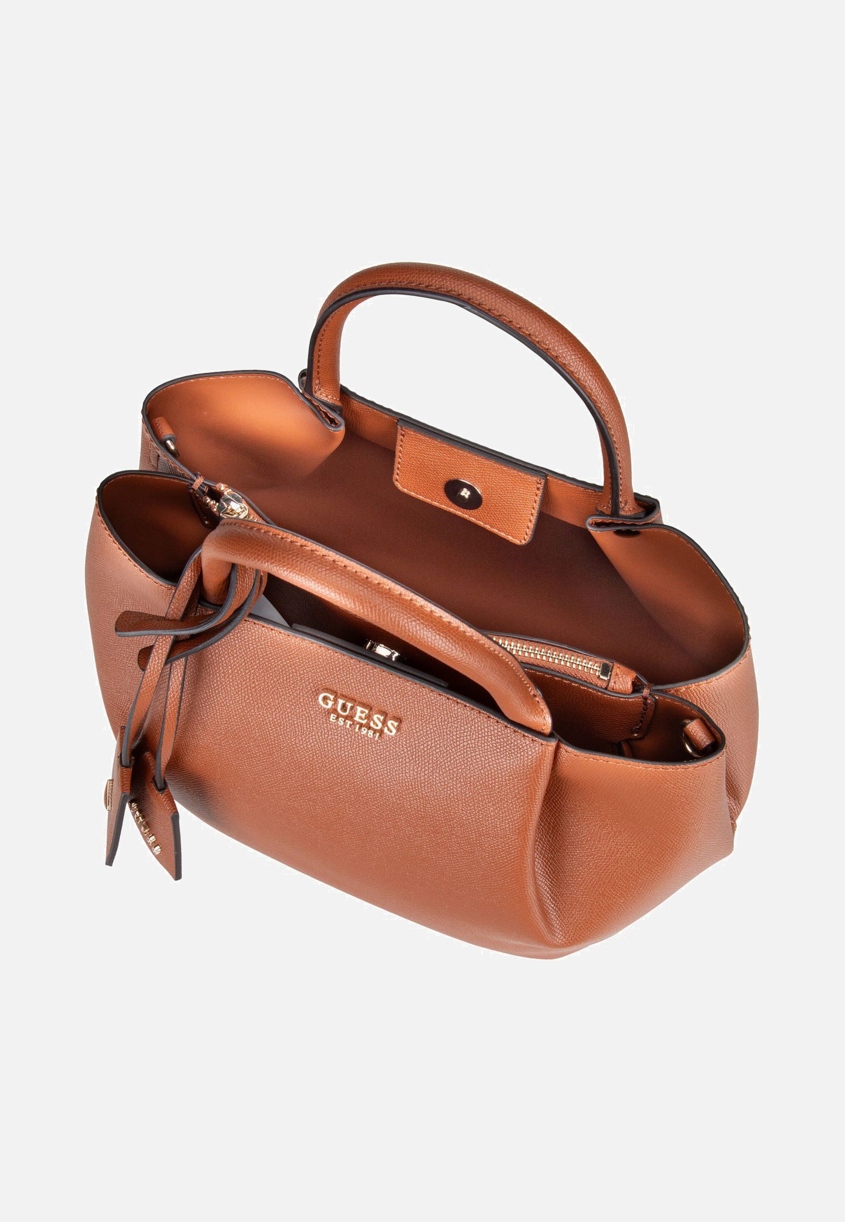 Guess - Amorette Girlfriend SAT 98060 Cognac - Handle Bag | Women-Image