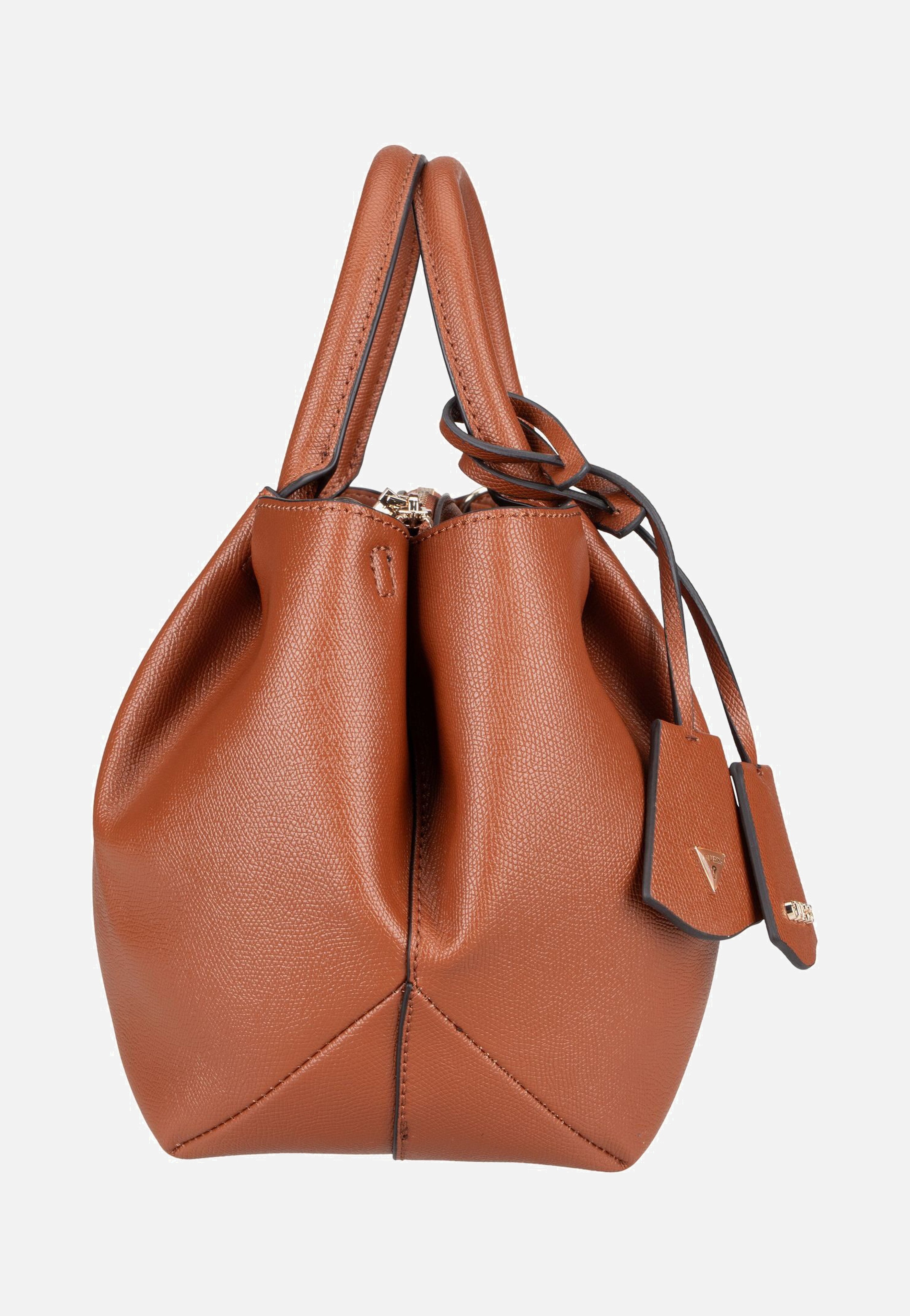 Guess - Amorette Girlfriend SAT 98060 Cognac - Handle Bag | Women-Image
