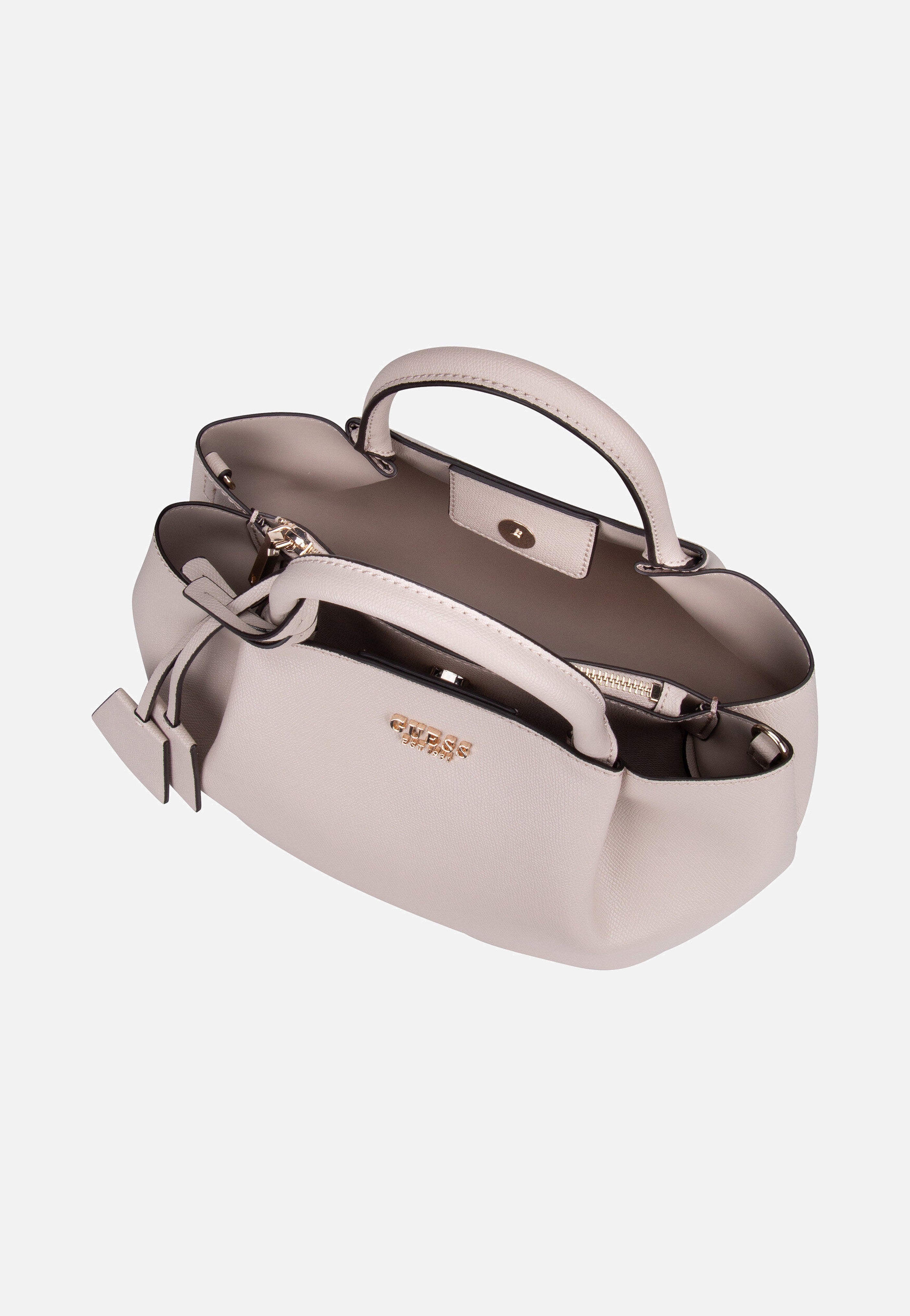 Guess - Amorette Girlfriend SAT 98060 Light Taupe - Handle Bag | Women-Image