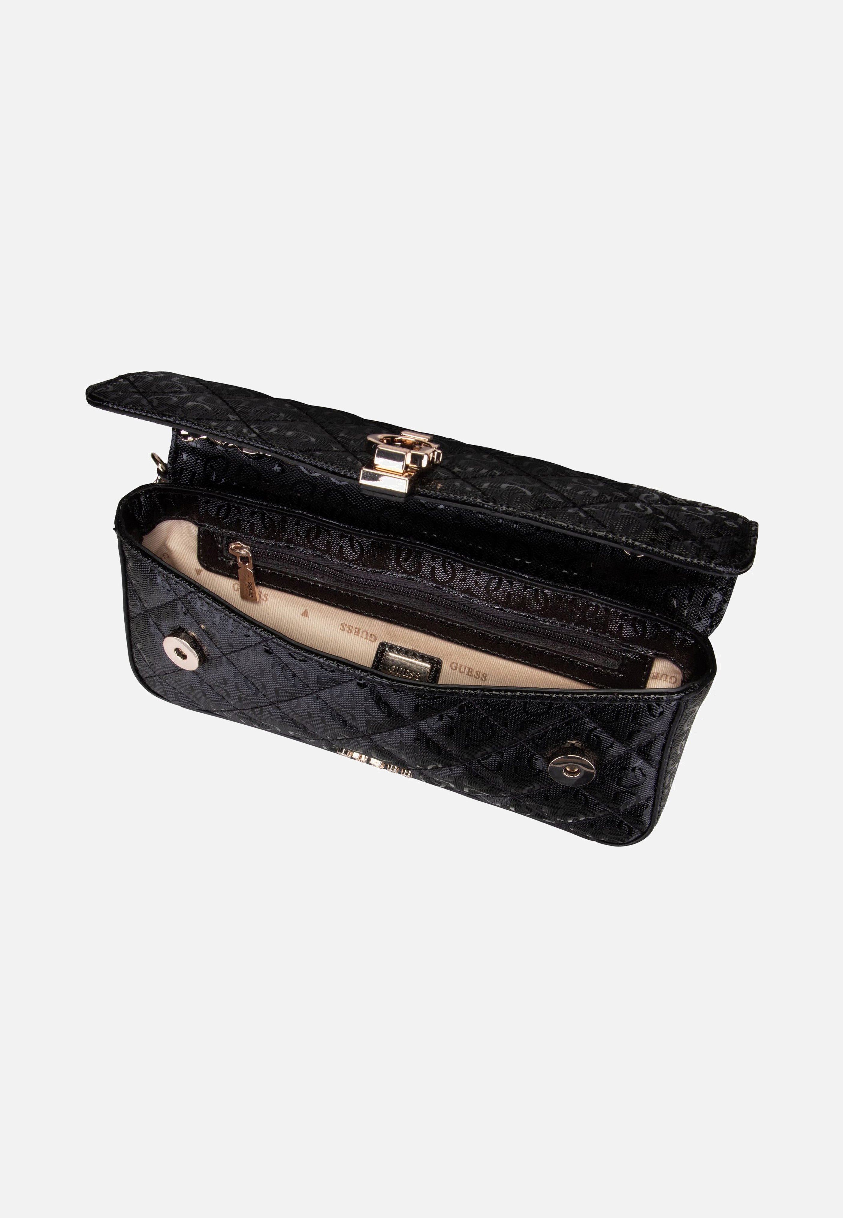 Guess - Bessey Convertible Flap 22210 Black - Evening Bag | Women-Image