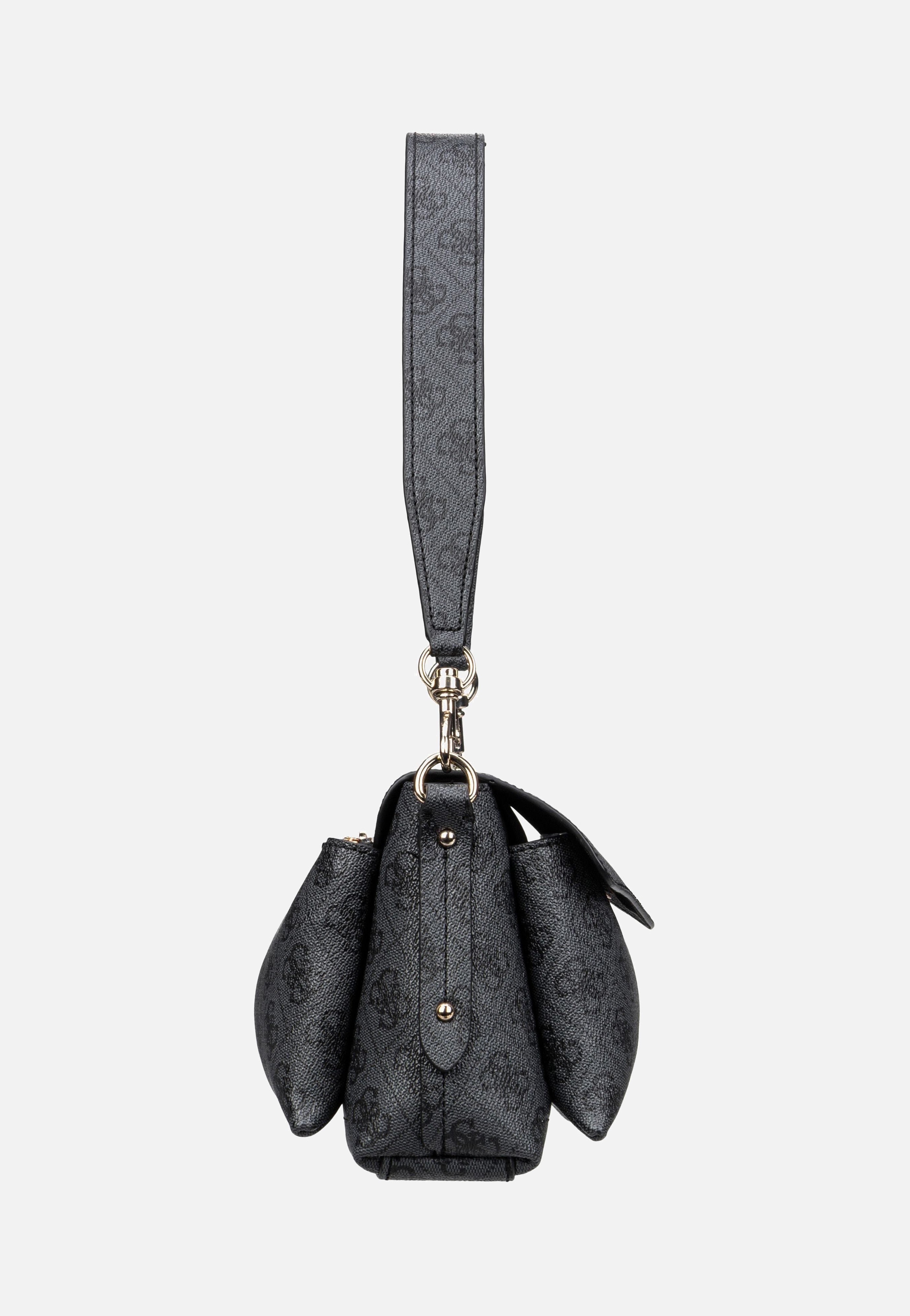 Guess - Brenton Flap Logo 48190 Coal - Shoulder Bag | Women-Image