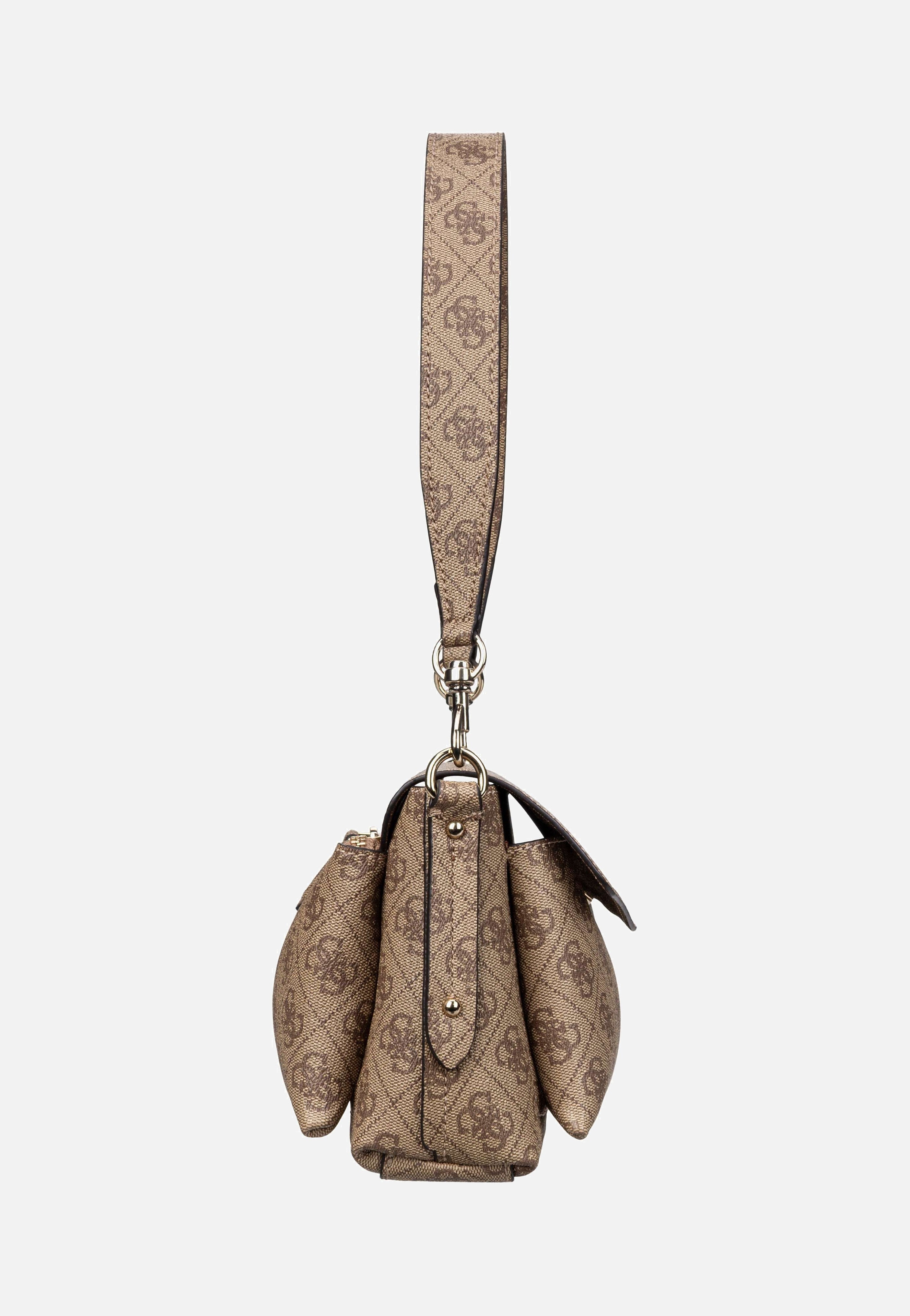 Guess - Brenton Flap Logo 48190 Latte - Shoulder Bag | Women-Image