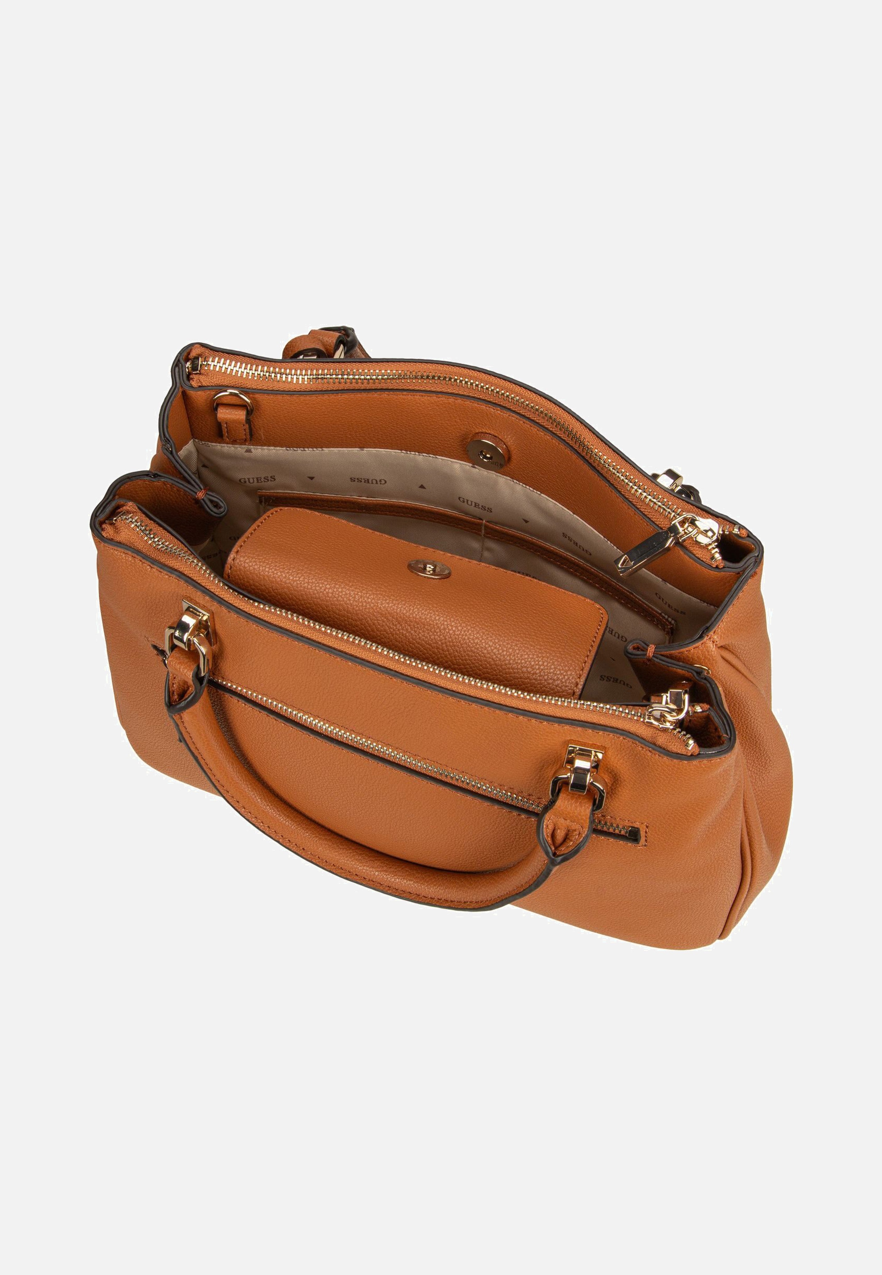 Guess - Calebra Status SAT 36060 Cognac - Satchel | Women-Image