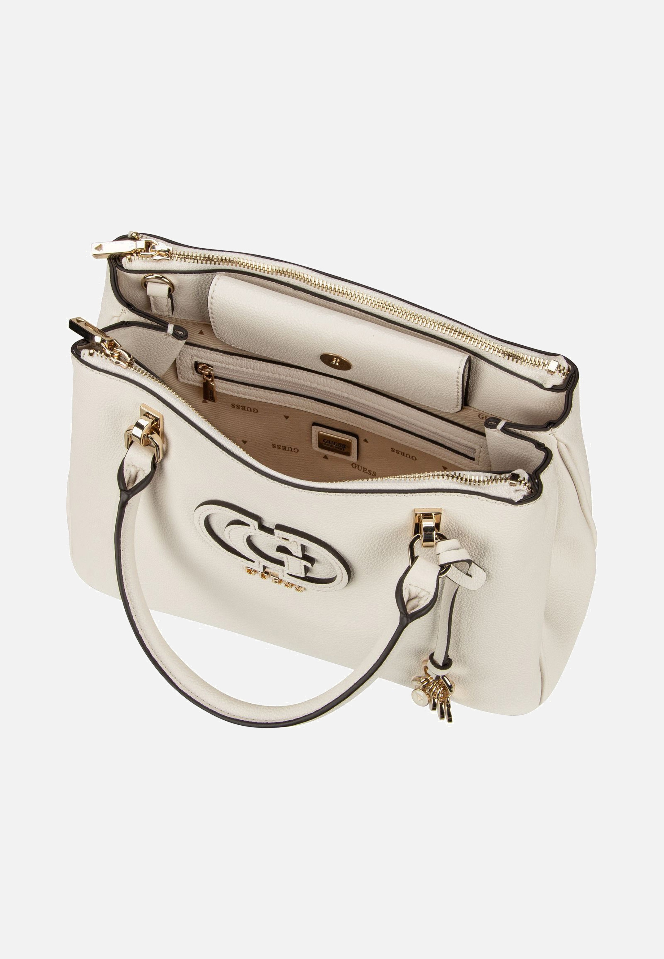 Guess - Calebra Status SAT 36060 Off White - Satchel | Women-Image