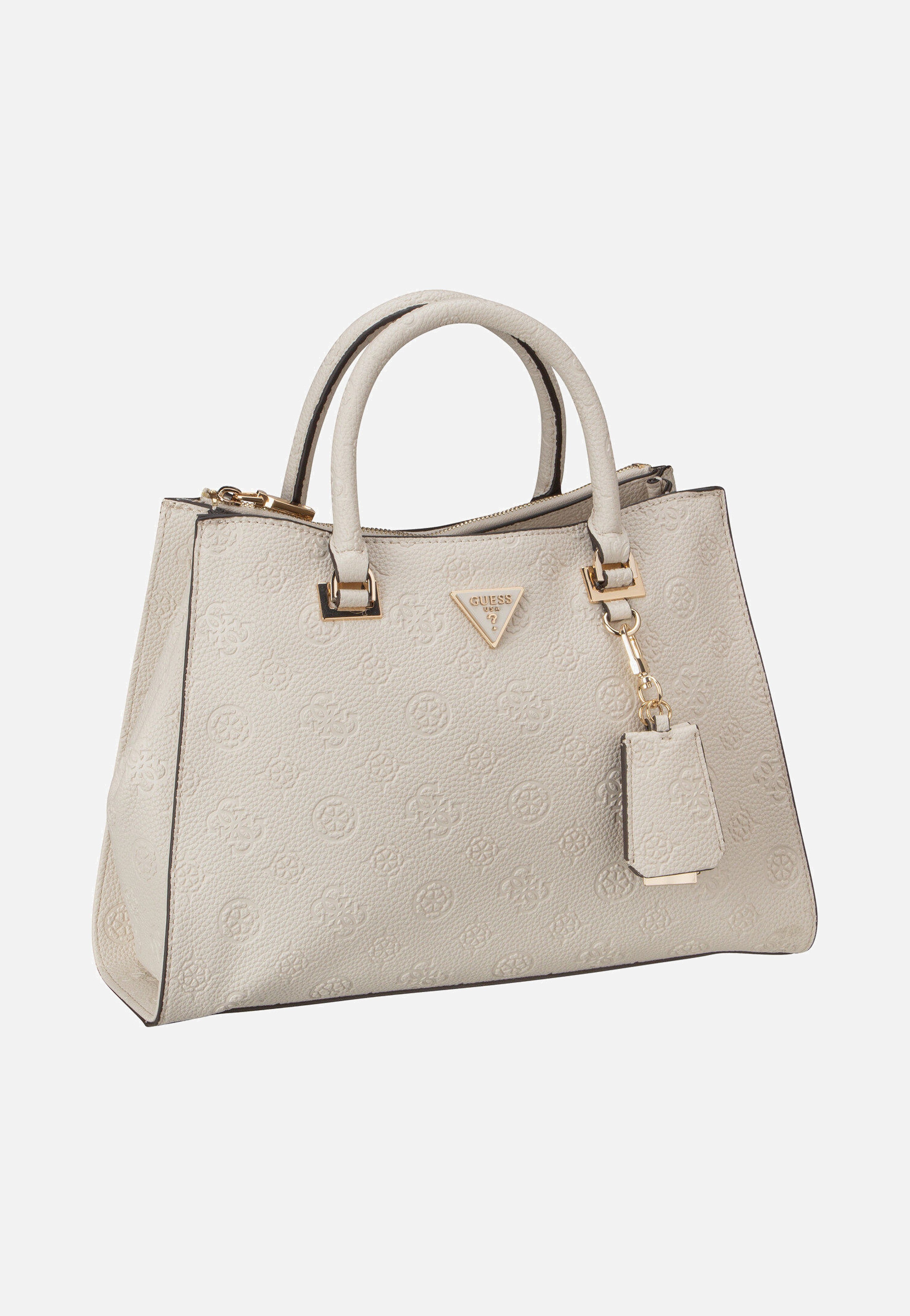 Guess - Cresidia 2 Society SAT 88070 Bone - Handle Bag | Women-Image