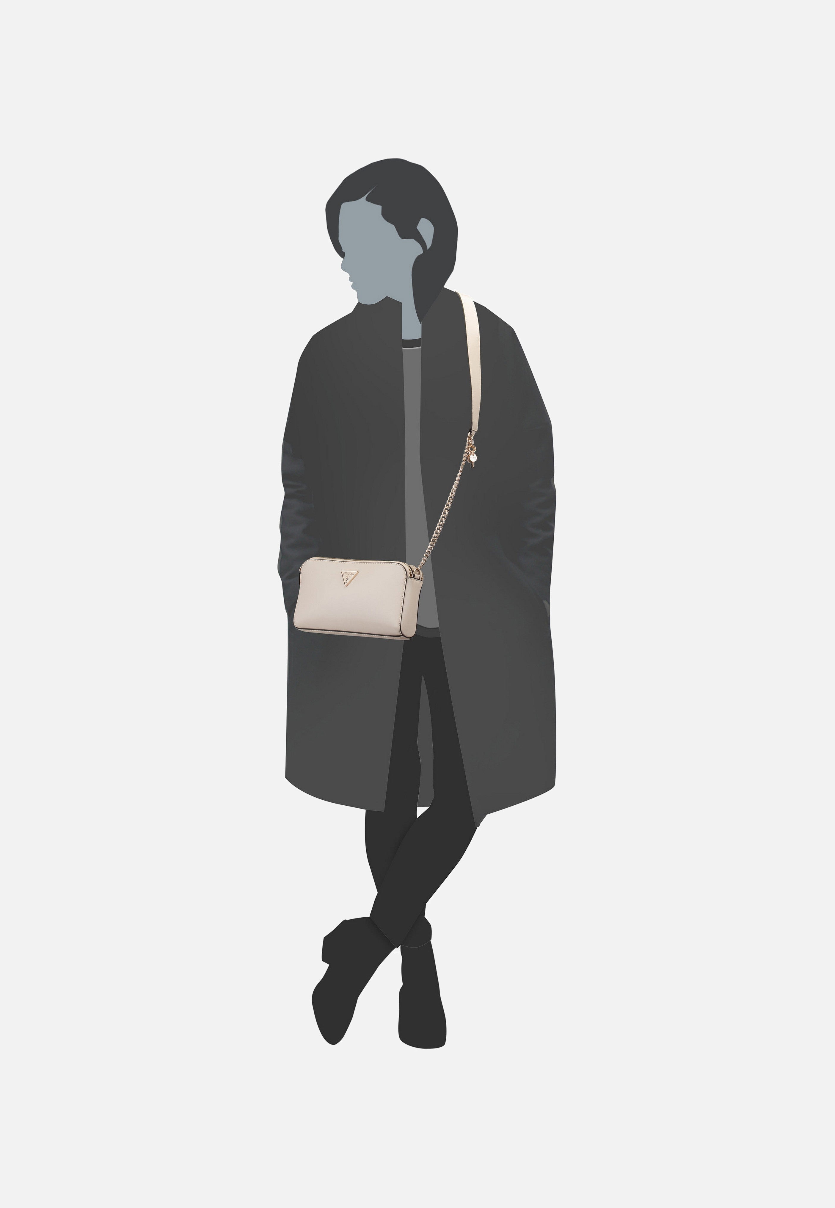 Guess - Daryna Status 93120 Bone - Crossbody Bag | Women-Image