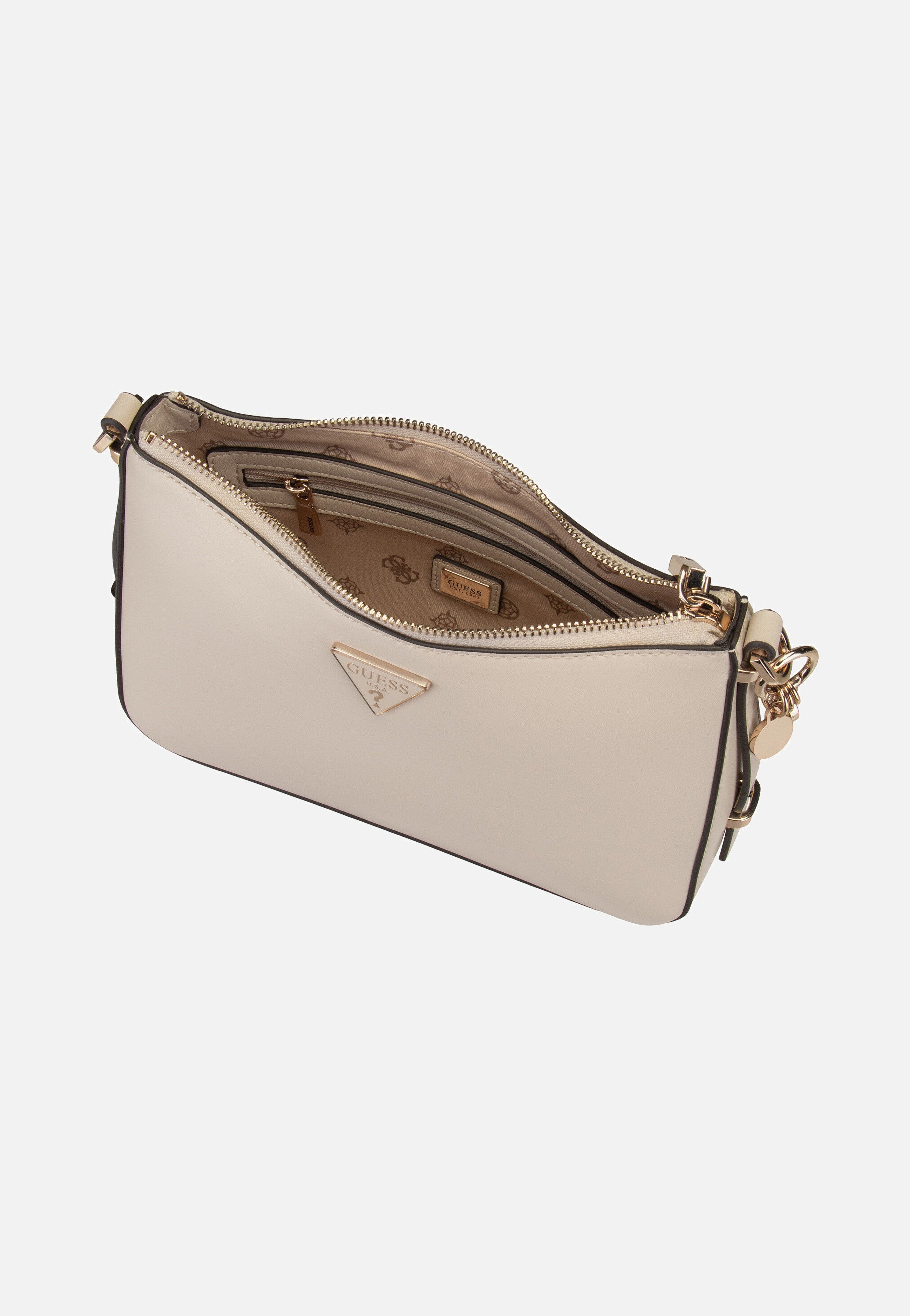 Guess - Daryna Tip Zip 93180 Bone - Evening Bag | Women-Image