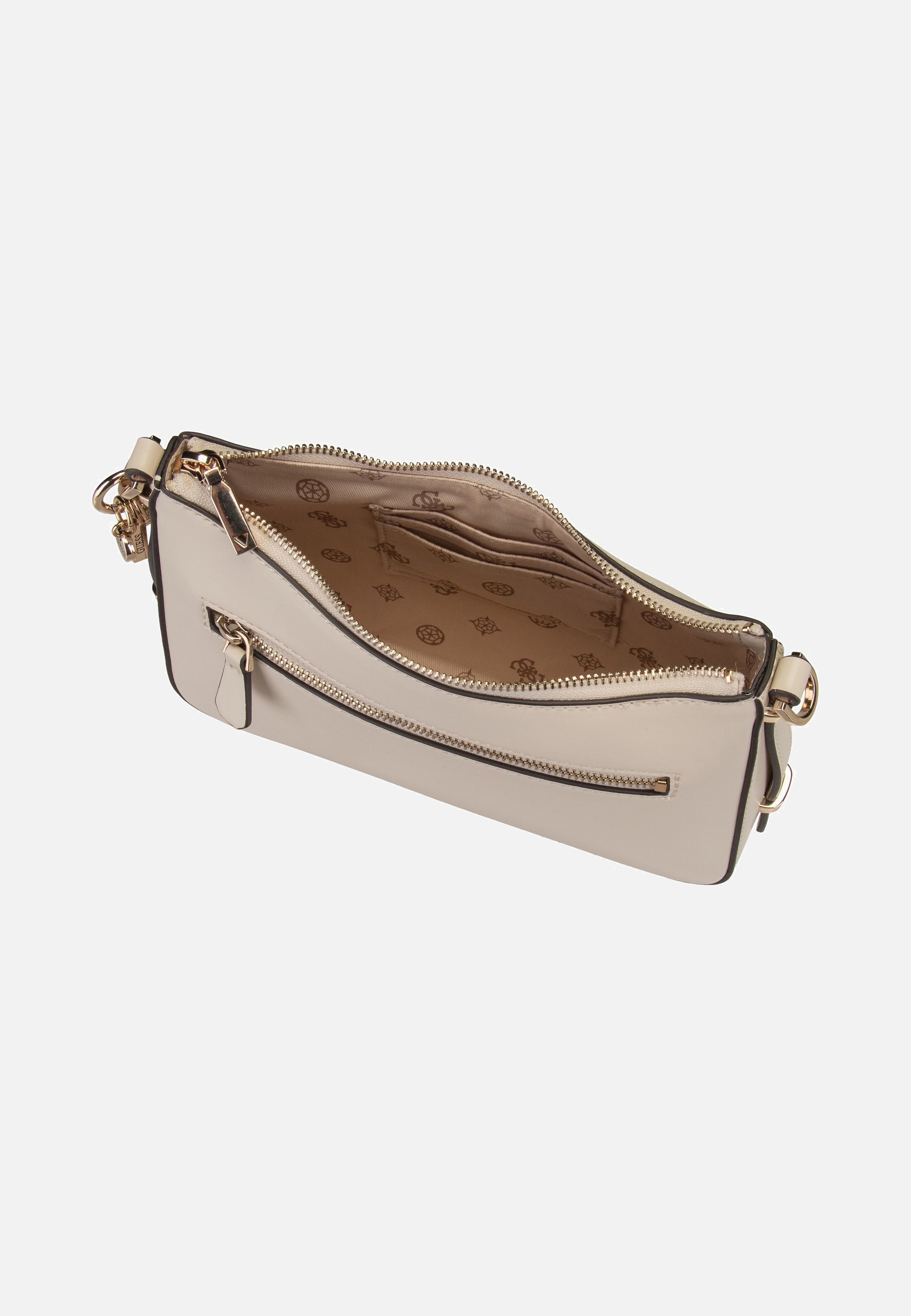 Guess - Daryna Tip Zip 93180 Bone - Evening Bag | Women-Image