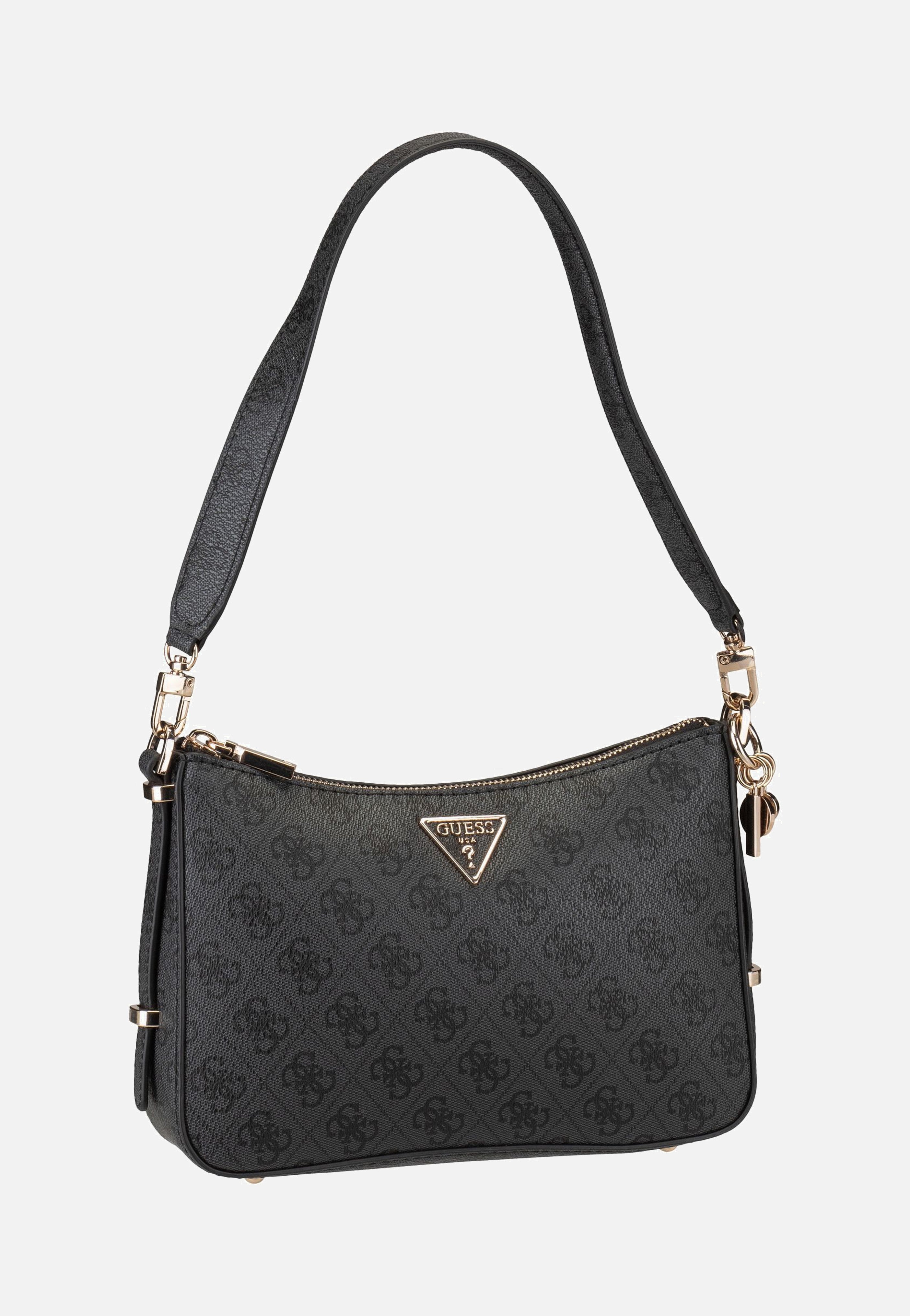 Guess - Eco Erica Top Zip 51018 Coal - Shoulder Bag | Women-Image