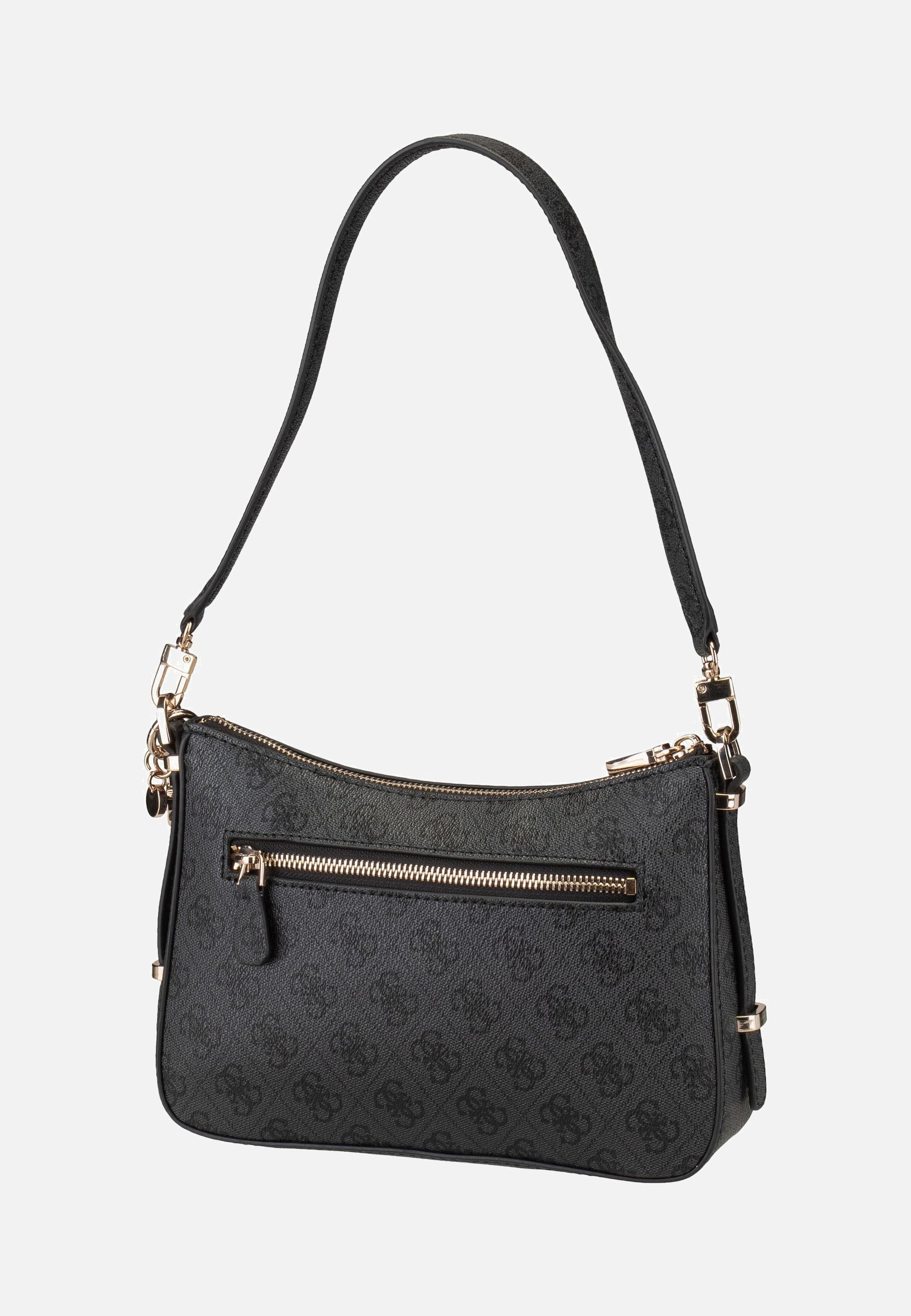 Guess - Eco Erica Top Zip 51018 Coal - Shoulder Bag | Women-Image