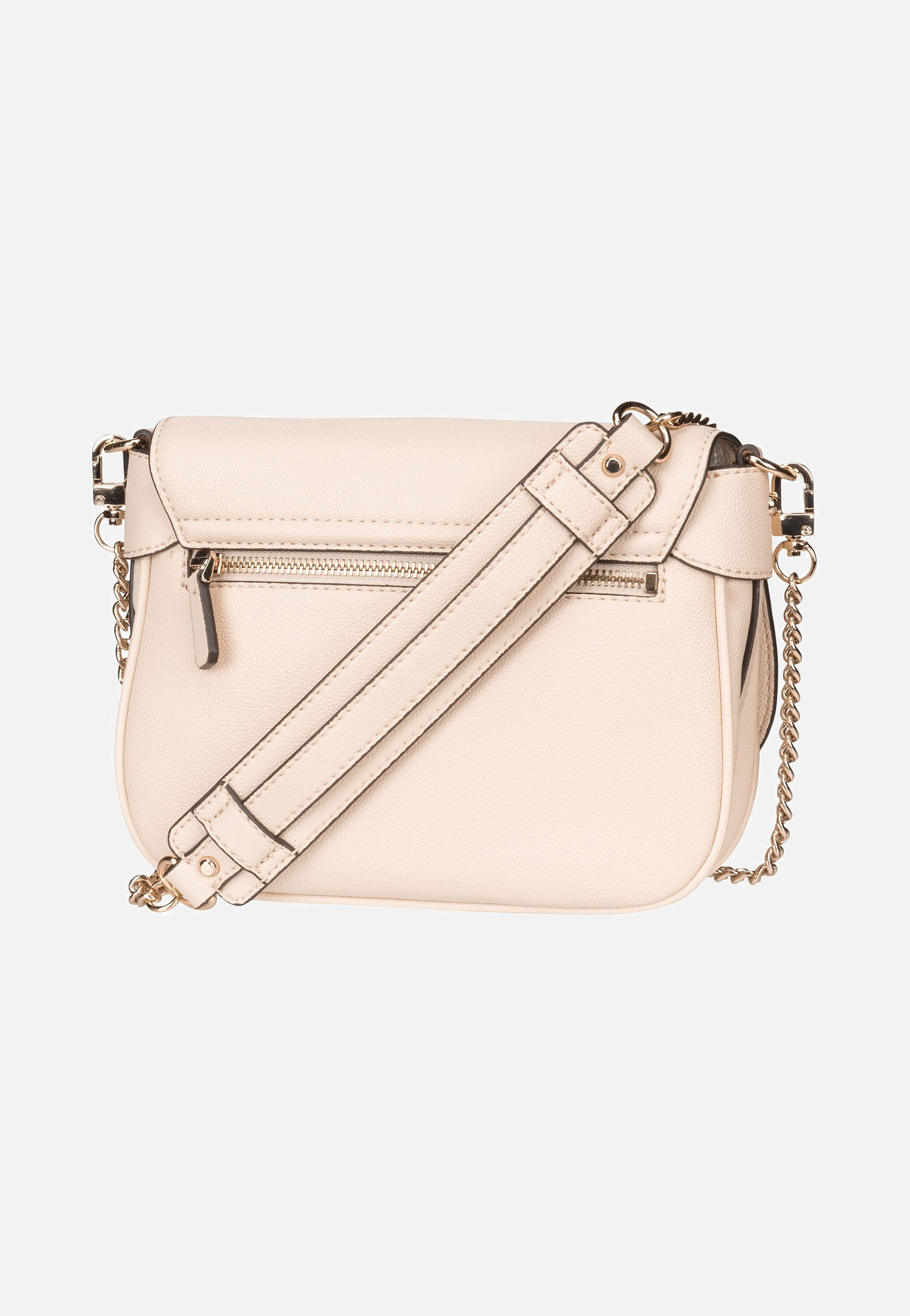 Guess Fedora Flap 19190 Bone Saddle Bag