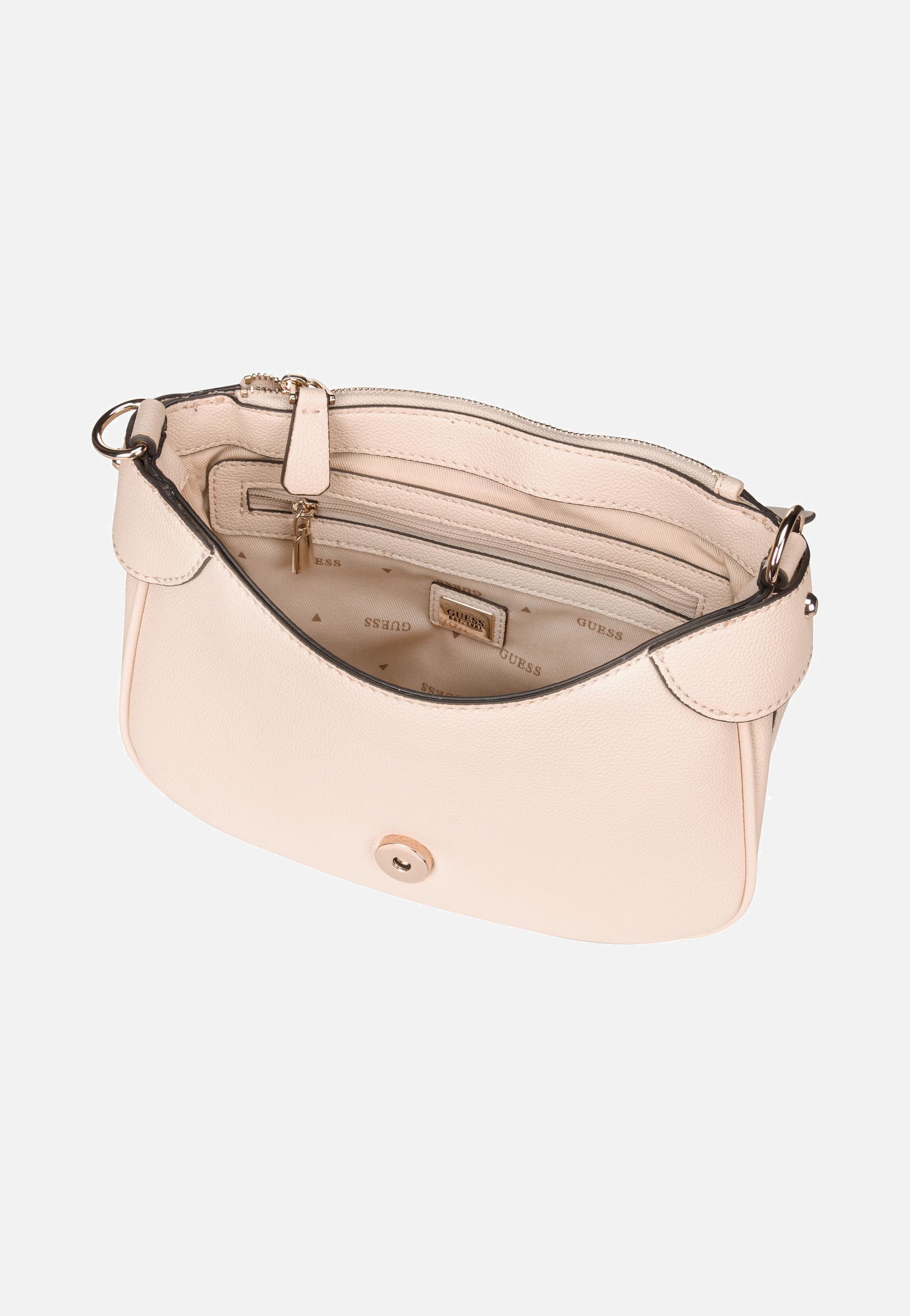 Guess Fedora Flap 19190 Bone Saddle Bag