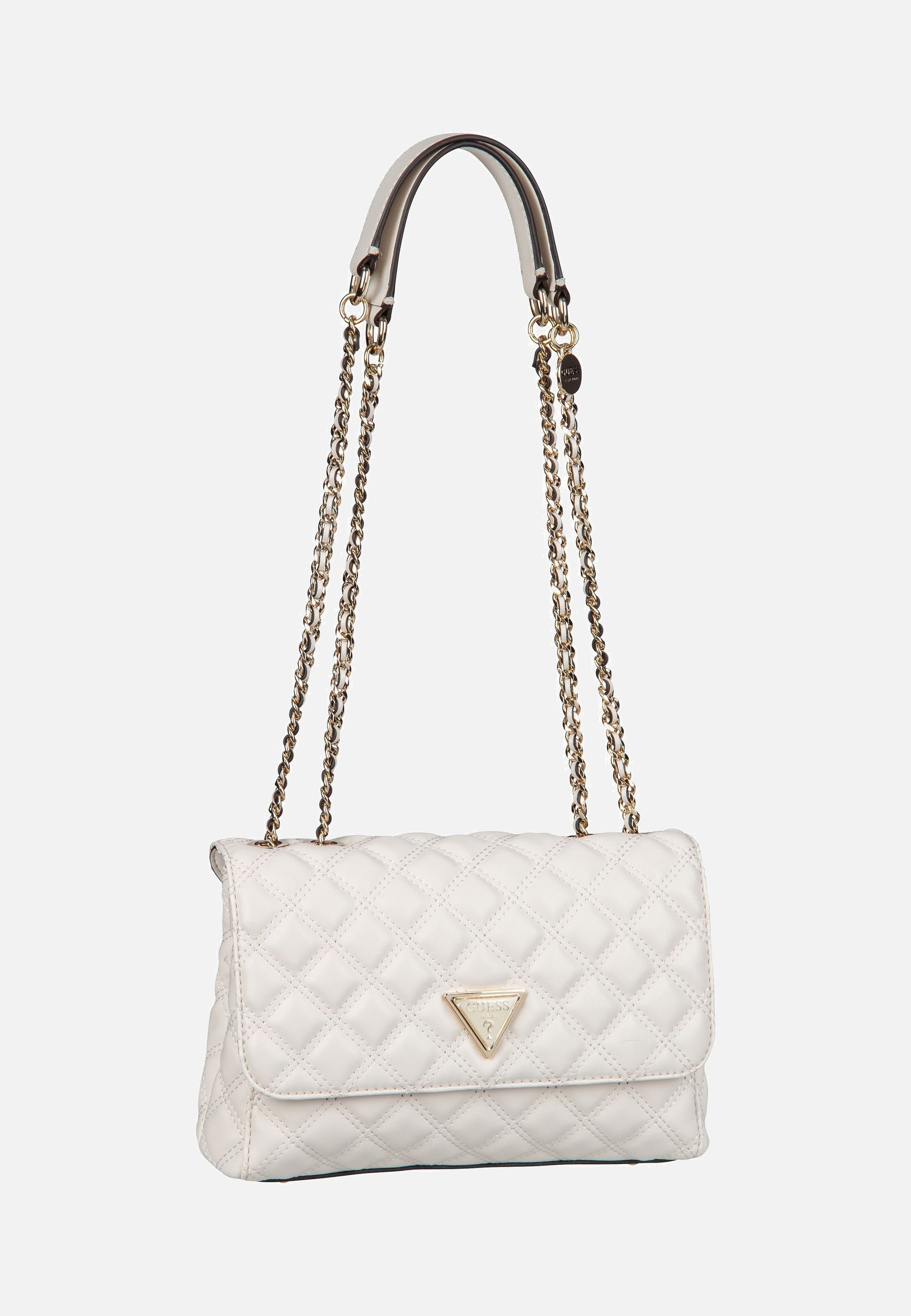 Guess - Giully II 2 Comp Conv Flap 73200 Off White - Evening Bag | Women-Image