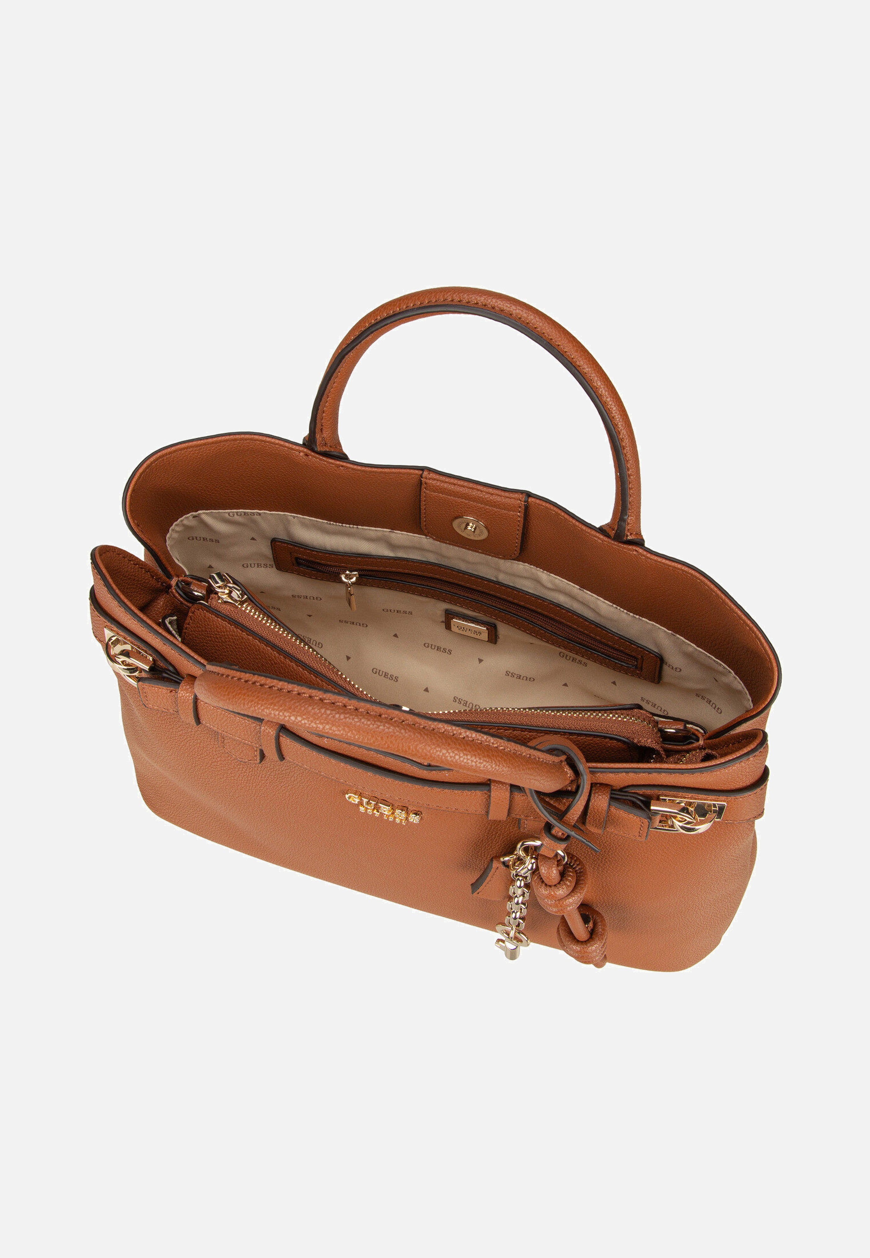 Guess - Gregoria LRG Gfriend Satchel 46070 Cognac - Satchel | Women-Image