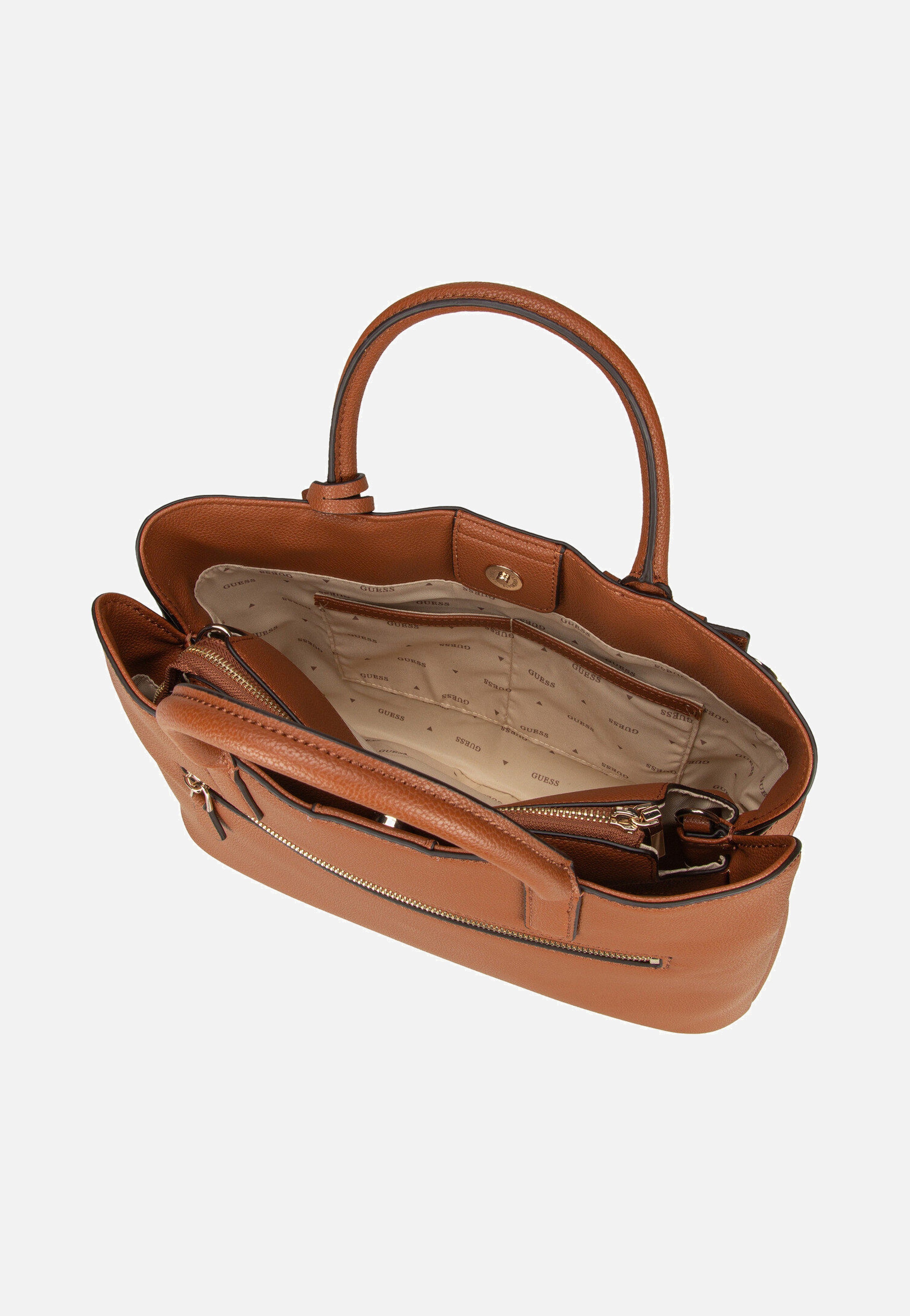 Guess - Gregoria LRG Gfriend Satchel 46070 Cognac - Satchel | Women-Image