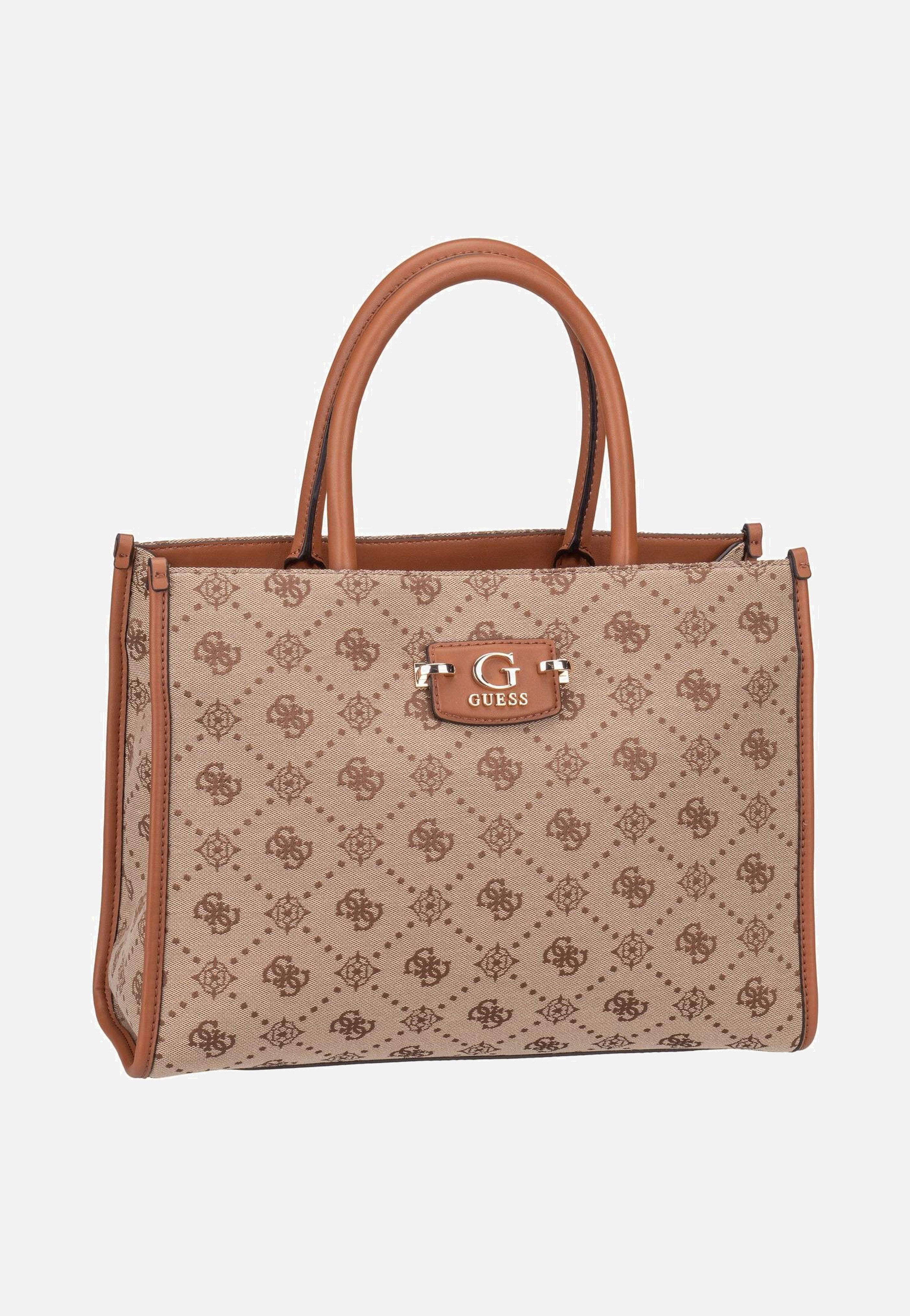 Guess - Neda 2 Comp TO 54220 Logo Latte - Handle Bag | Women-Image