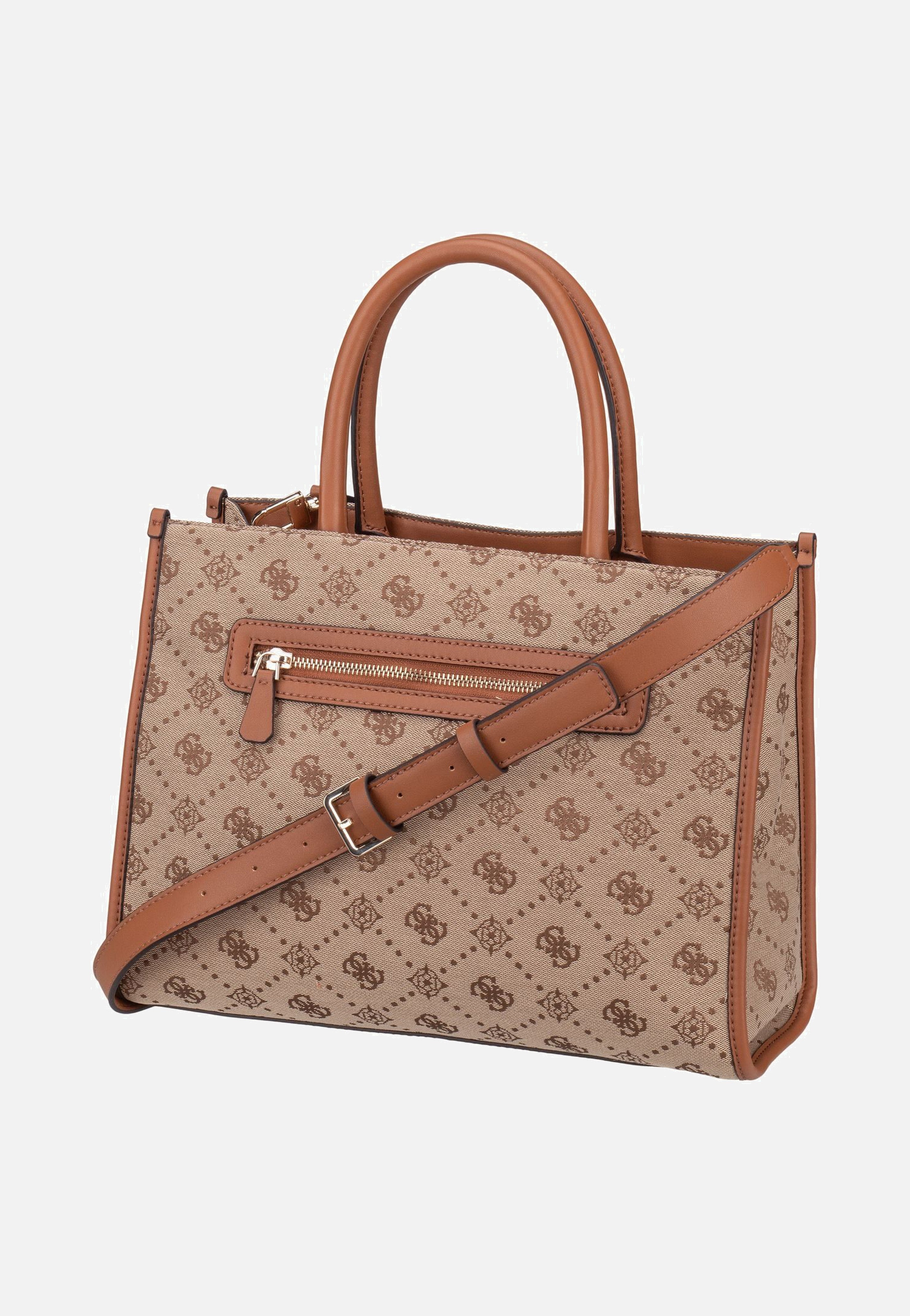 Guess - Neda 2 Comp TO 54220 Logo Latte - Handle Bag | Women-Image