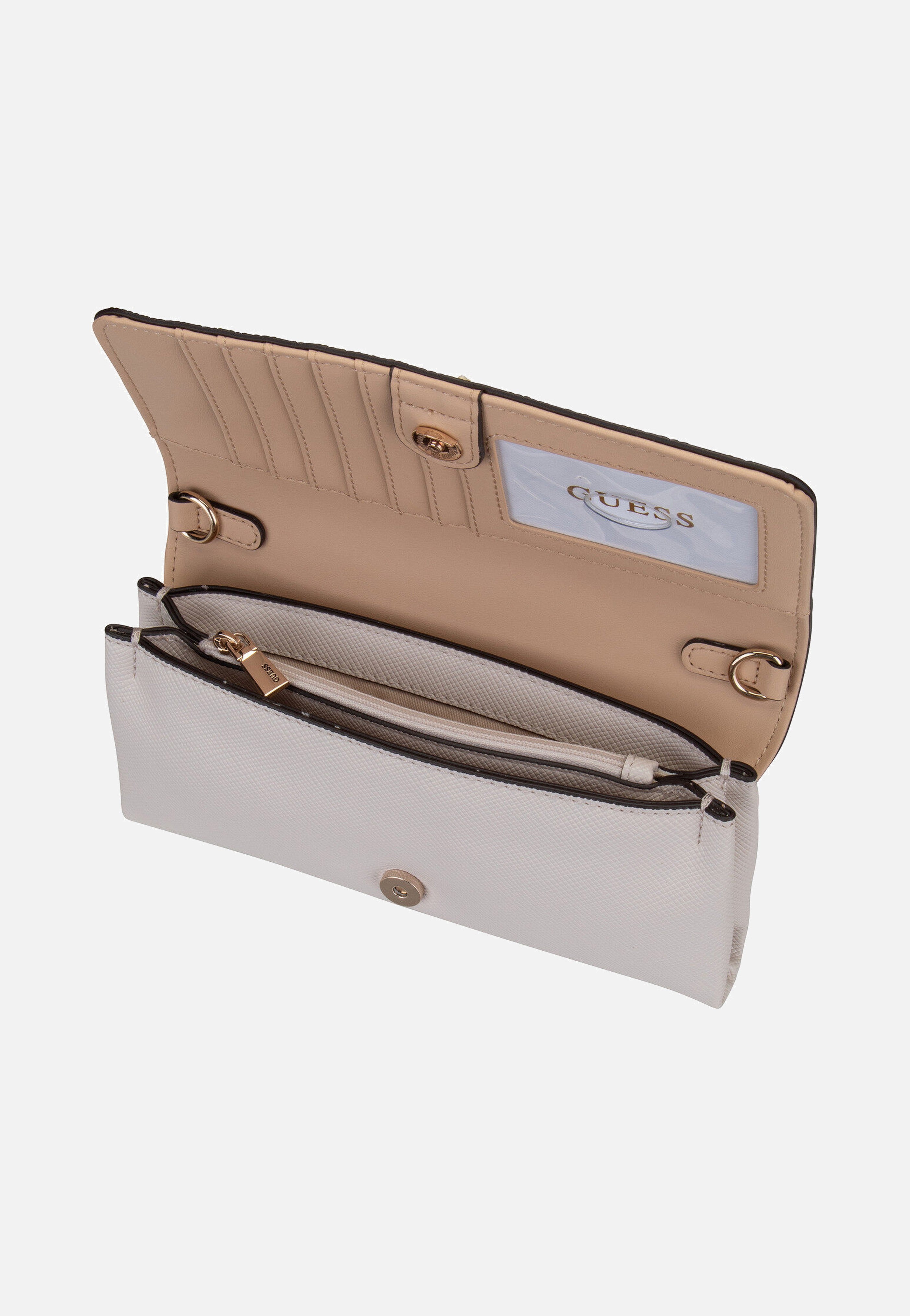 Guess - Noelle CB Flap Organizer 79750 Dove - Clutch | Women-Image