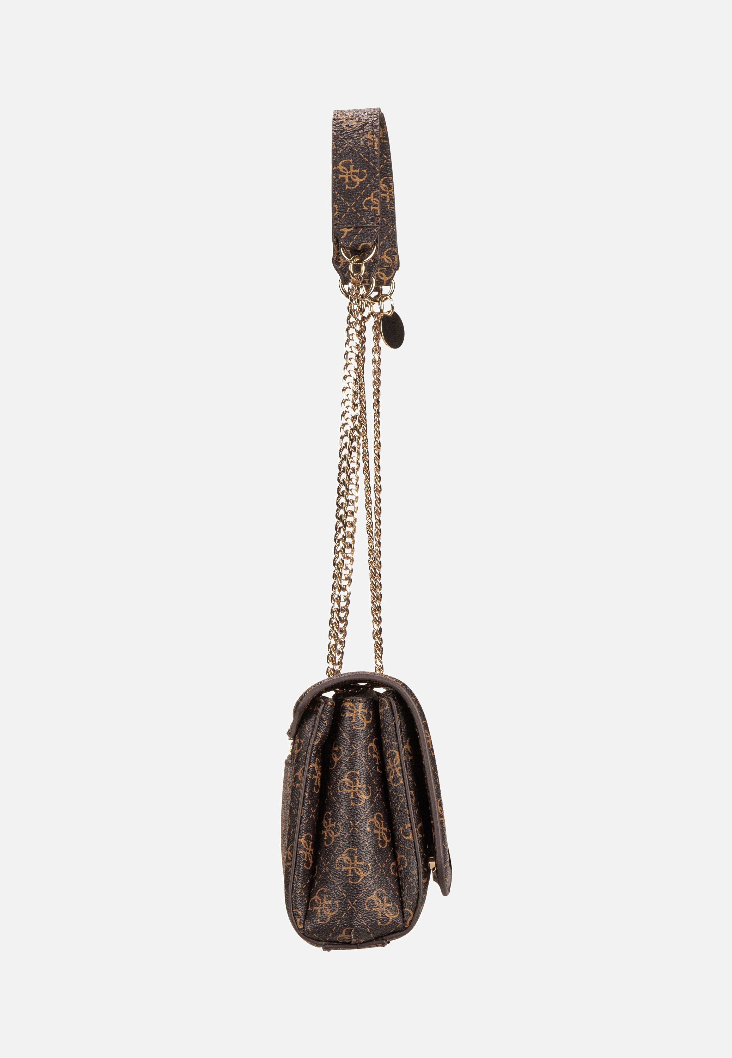 Guess - Noelle II Conv XBody Flap 72210 Logo Brown - Shoulder Bag | Women-Image