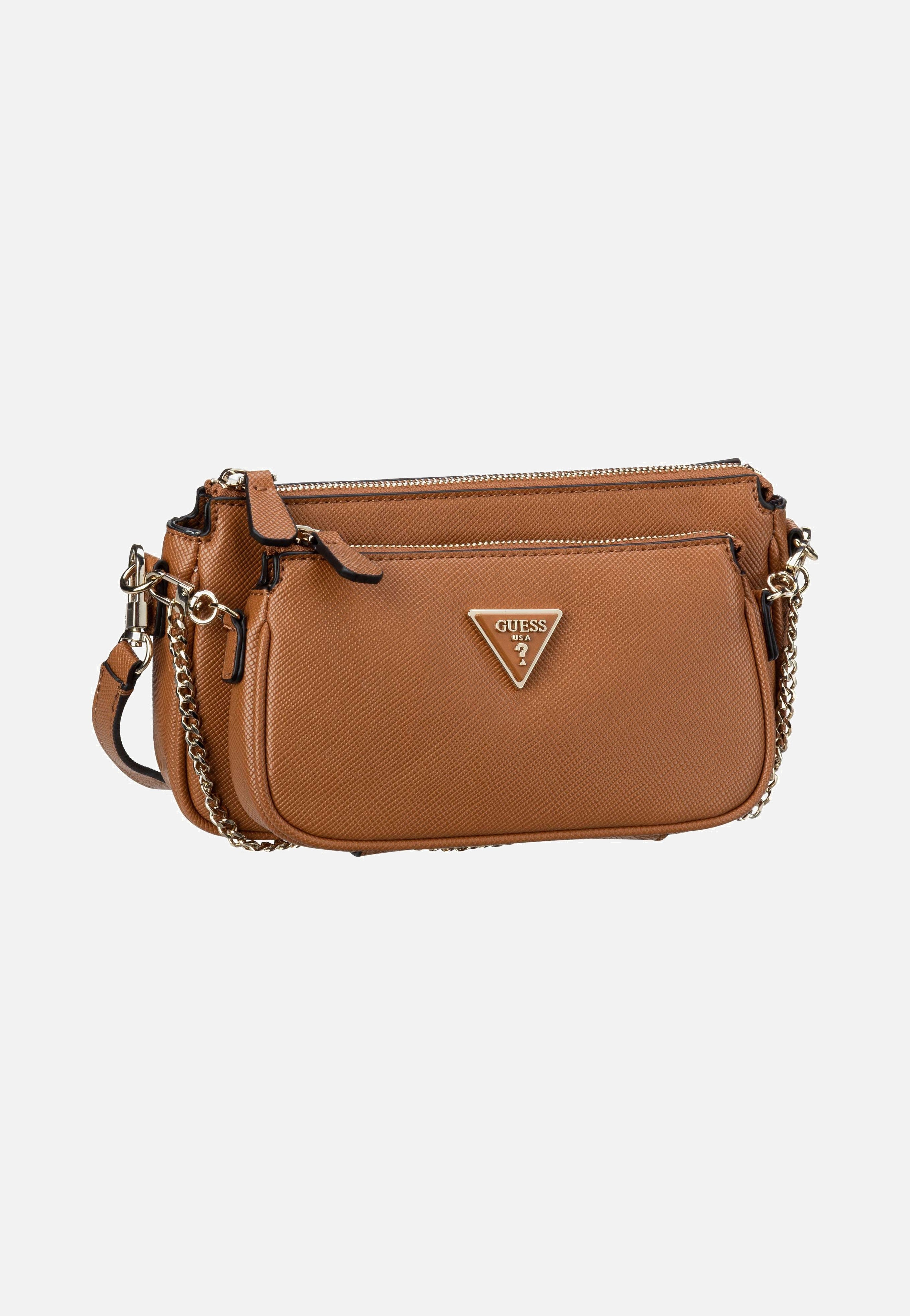 Guess - Noelle II Double Pouch CB 72710 Light Cognac - Crossbody Bag | Women-Image