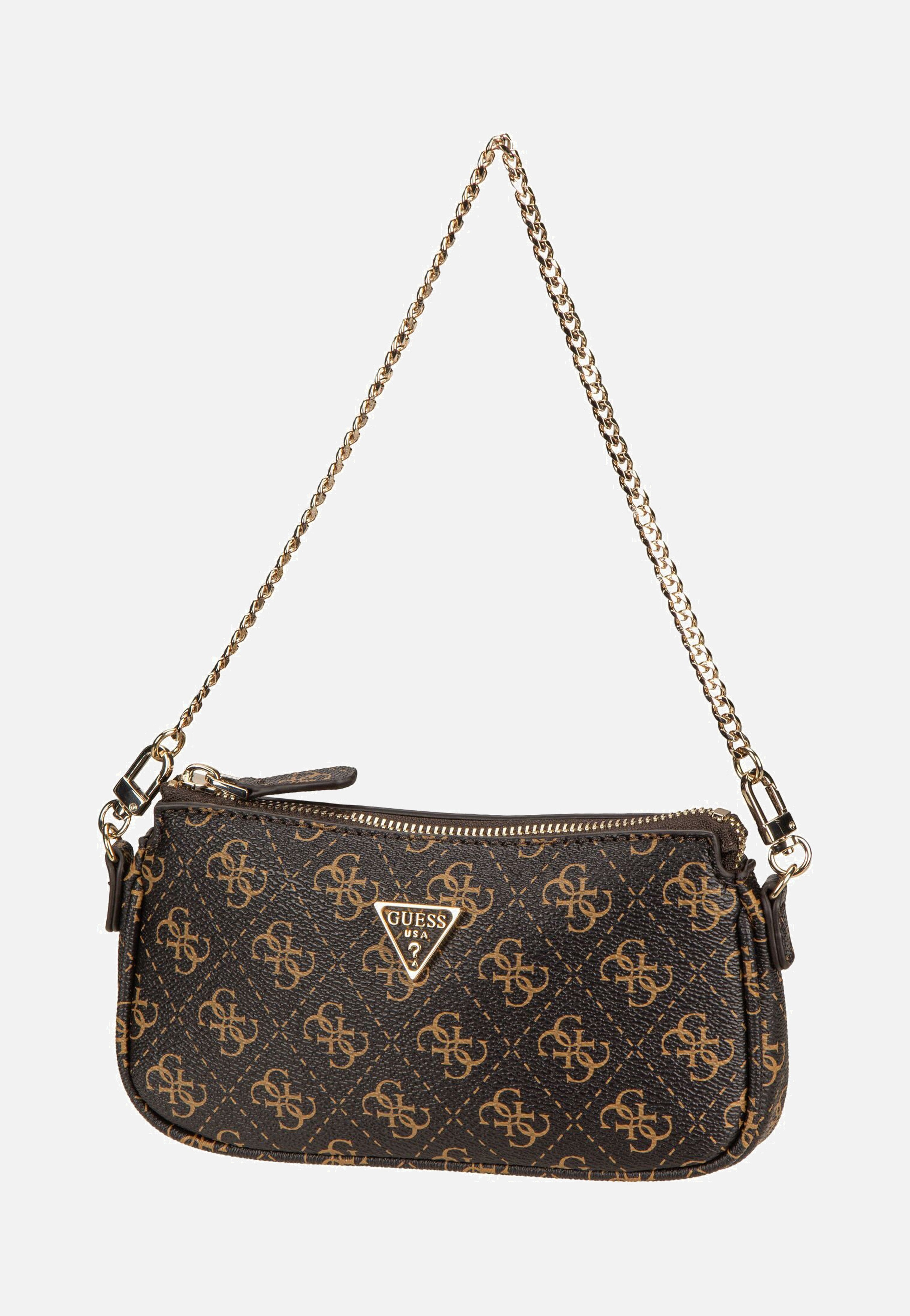 Guess - Noelle II Double Pouch CB 72710 Logo Brown - Shoulder Bag | Women-Image