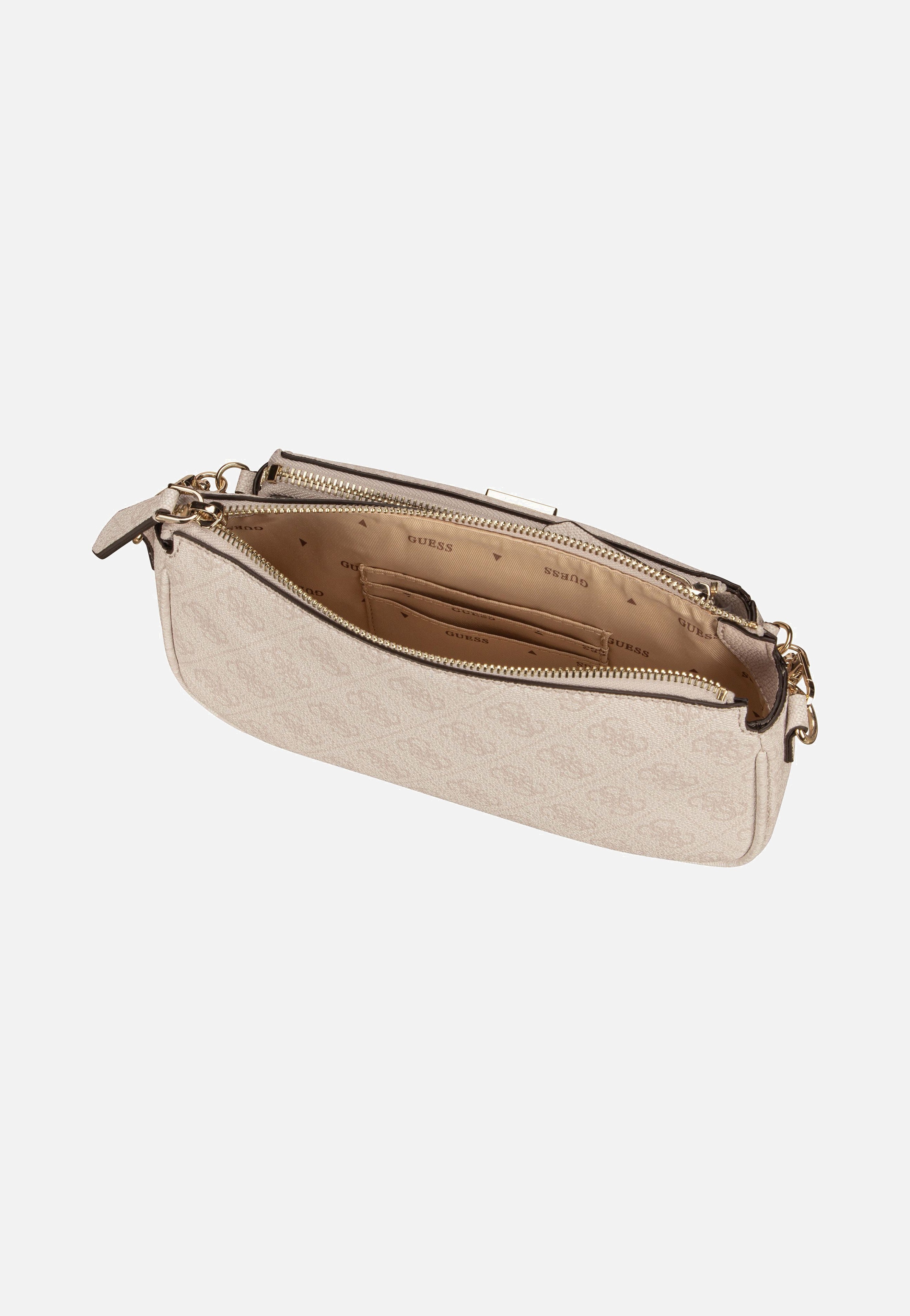 Guess - Noelle II Double Pouch CB 72710 Logo White - Shoulder Bag | Women-Image