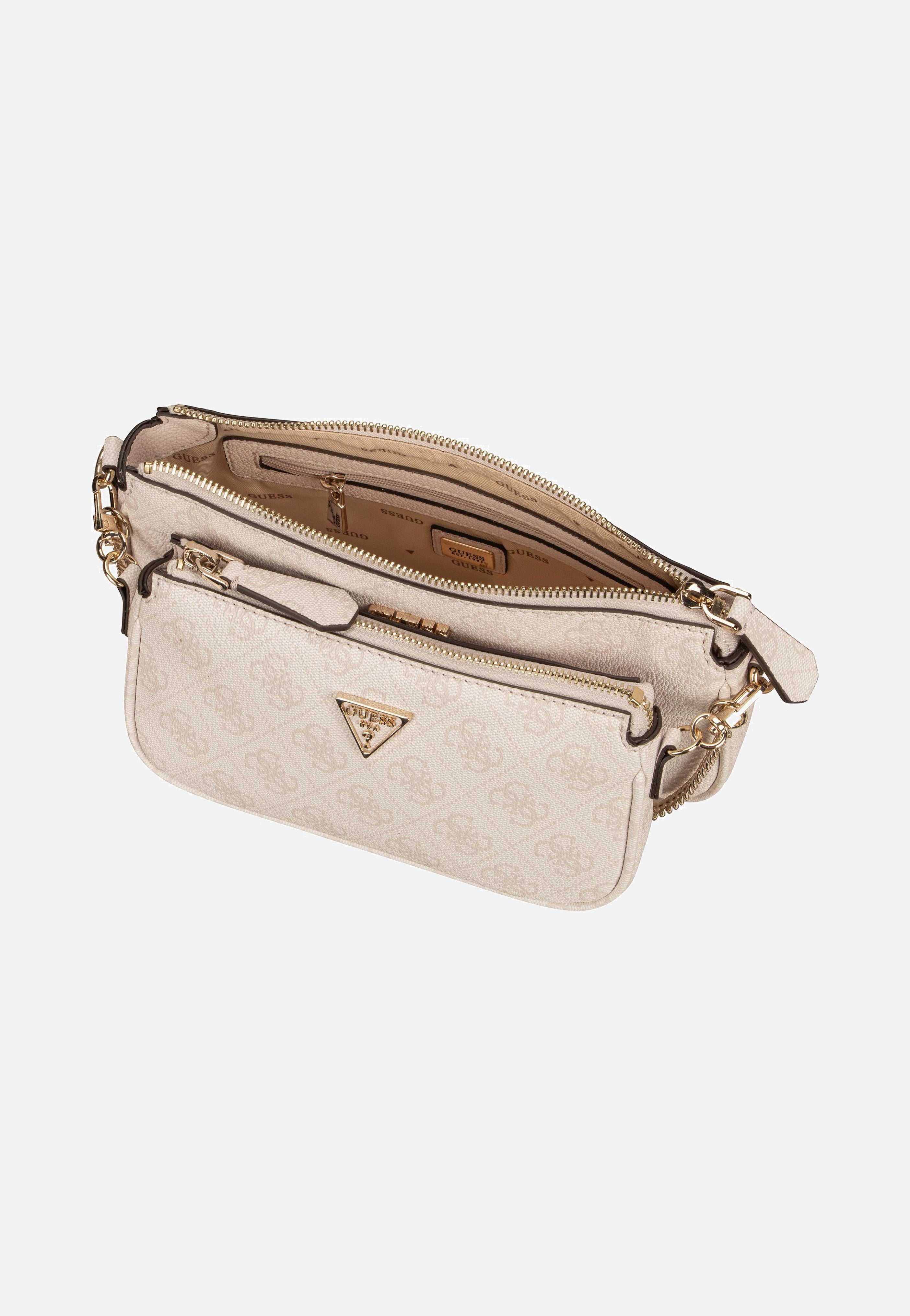 Guess - Noelle II Double Pouch CB 72710 Logo White - Shoulder Bag | Women-Image