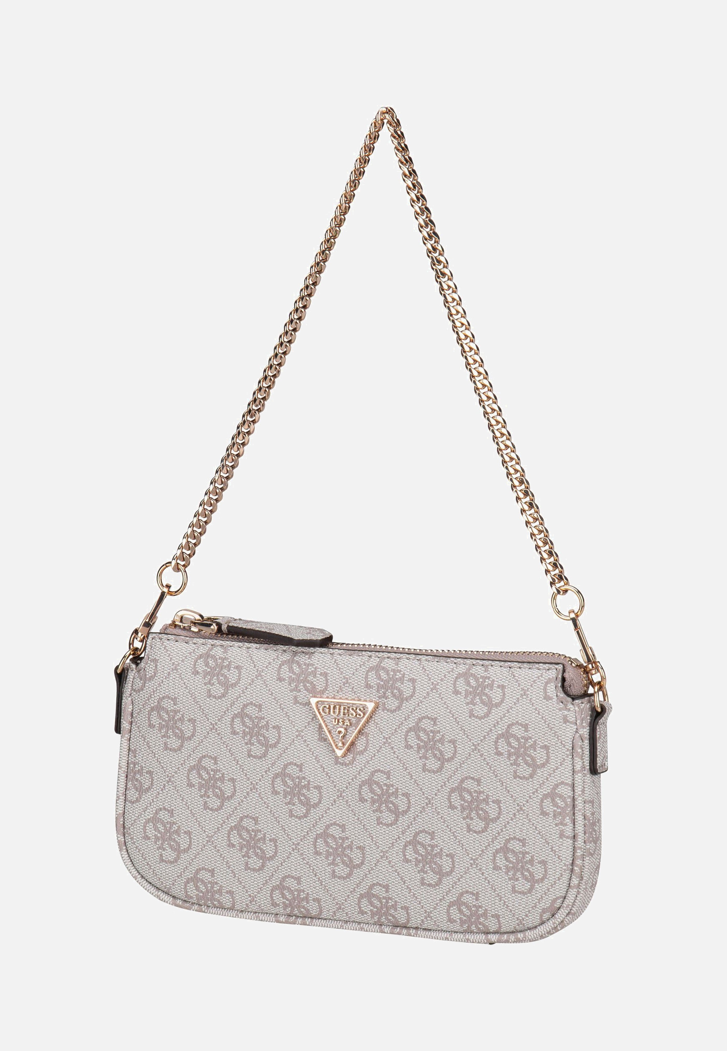 Guess - Noelle II Double Pouch CB Logo 72710 Dark Taupe - Shoulder Bag | Women-Image