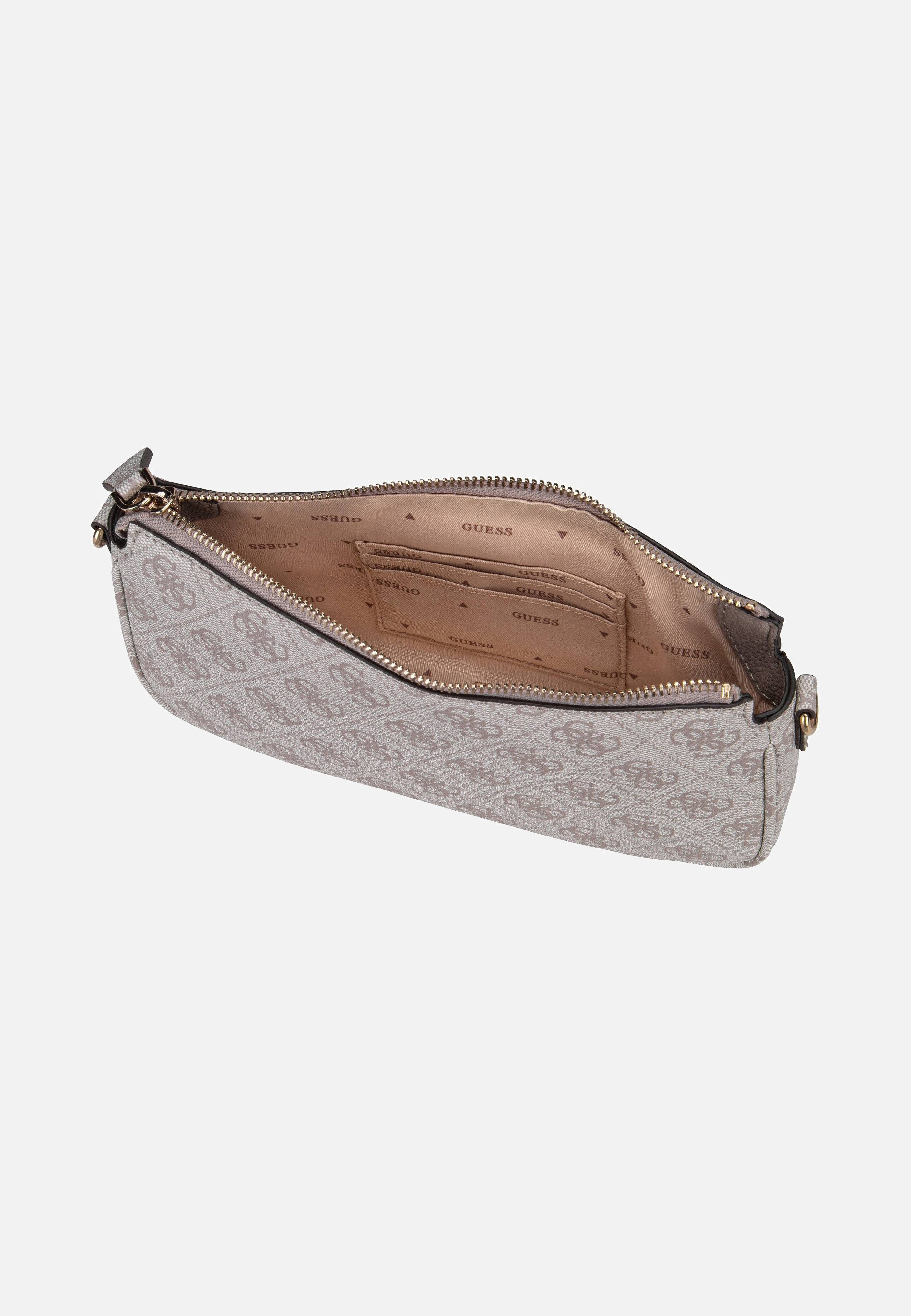 Guess - Noelle II Double Pouch CB Logo 72710 Dark Taupe - Shoulder Bag | Women-Image