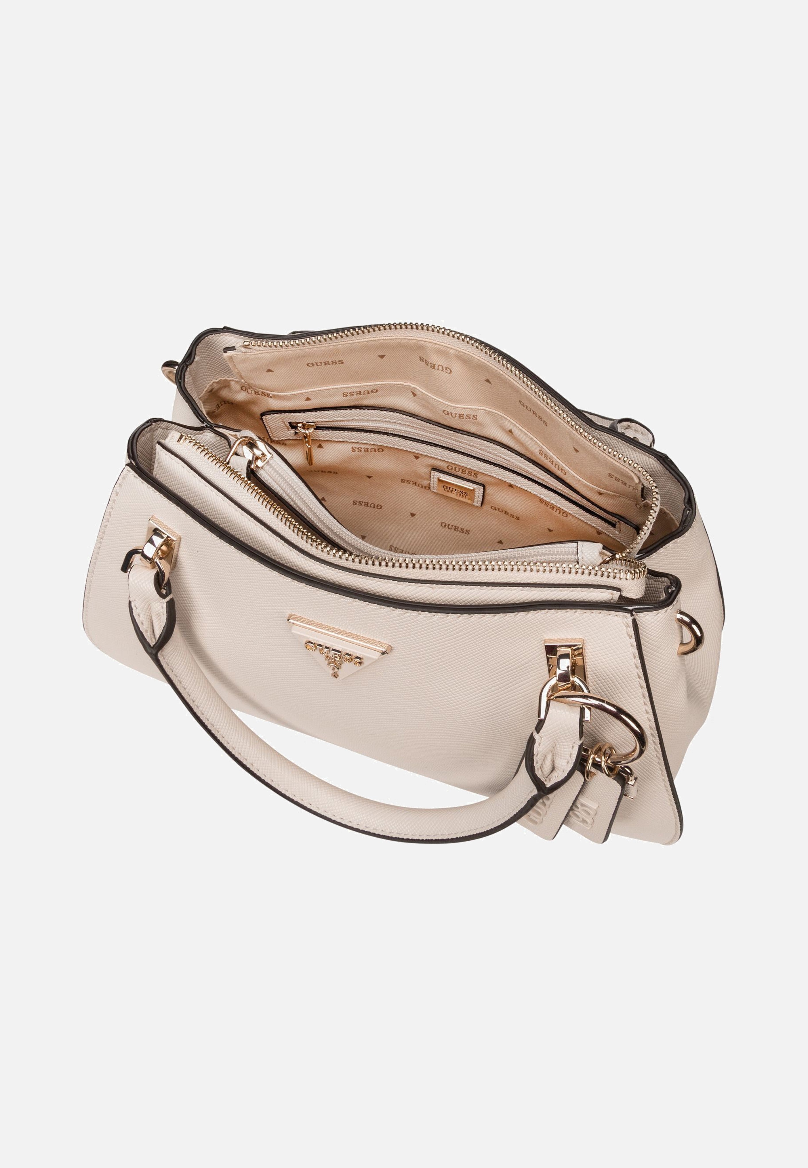 Guess - Noelle II Luxury SAT 72070 Bone - Handle Bag | Women-Image