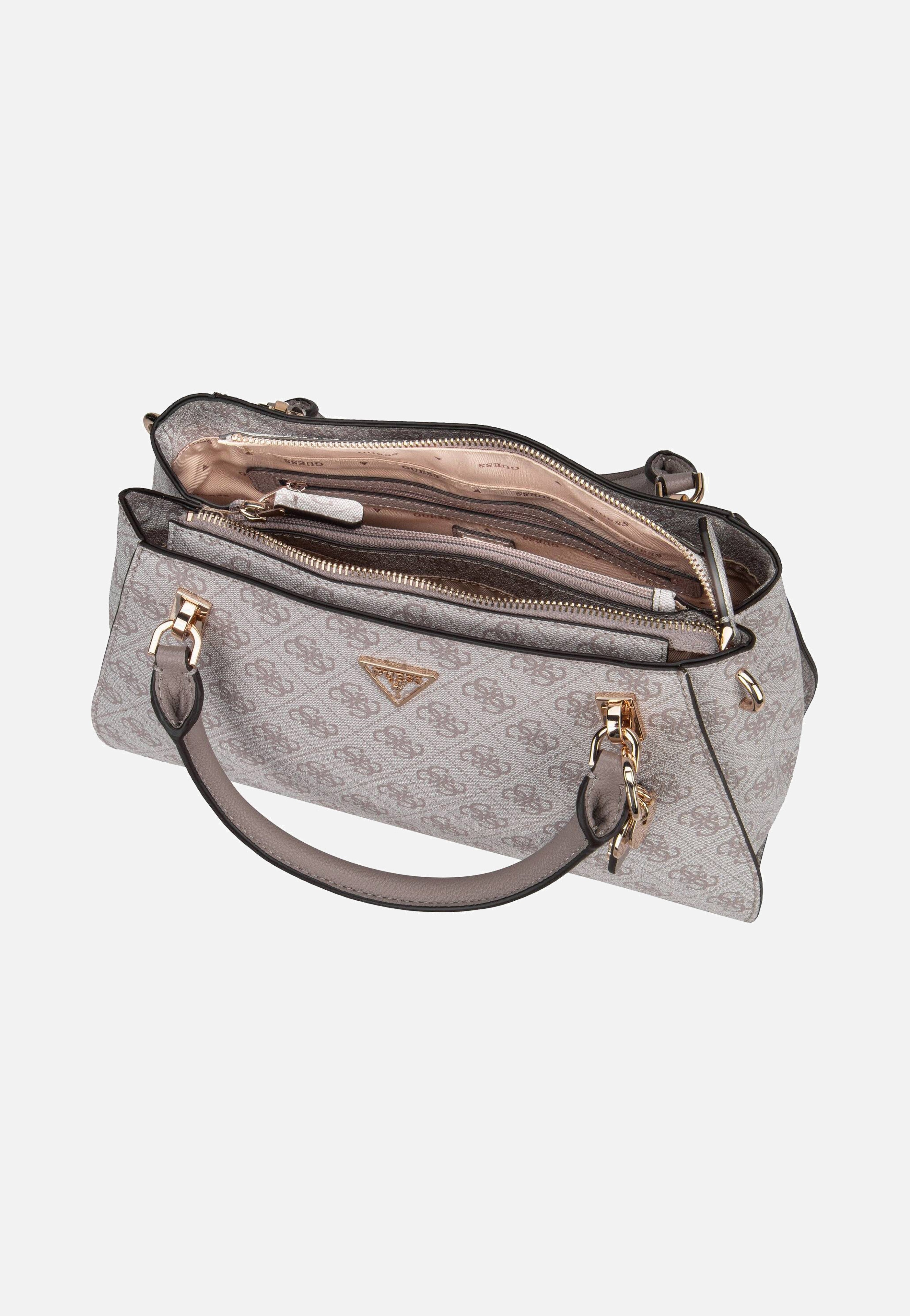 Guess - Noelle II Luxury SAT Logo 72070 Dark Taupe - Handle Bag | Women-Image